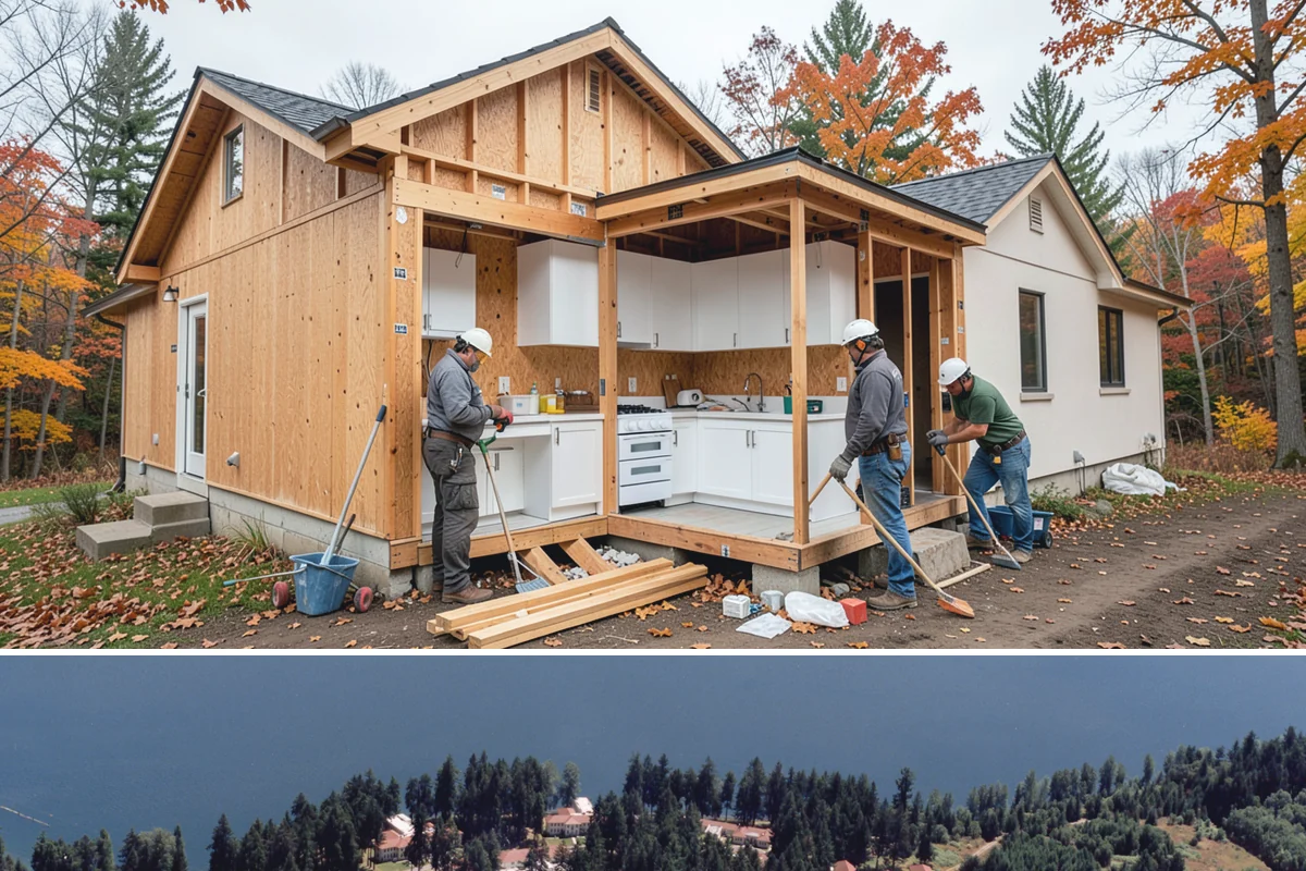 Cedar Roof Installation in Lakewood, Pierce County, WA - Summer installation lets the cedar and underlayment stay dry during the roofing process.