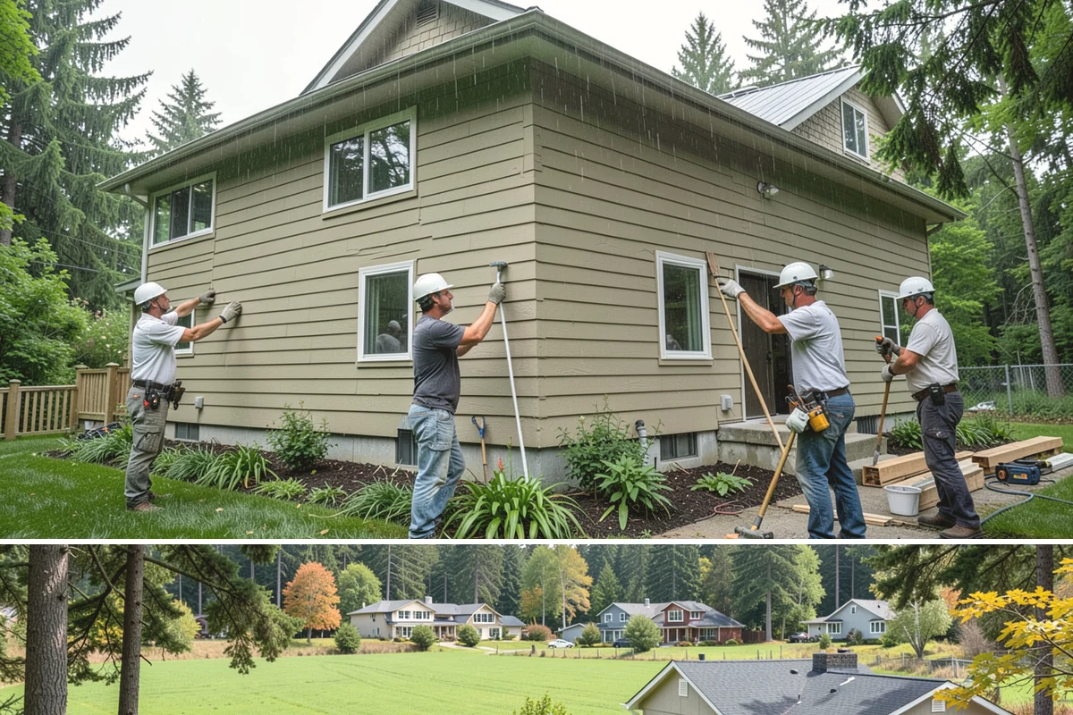 Cedar Roof Installation in Lyman, Skagit County, WA - Summer installation lets the cedar and underlayment stay dry during the roofing process.