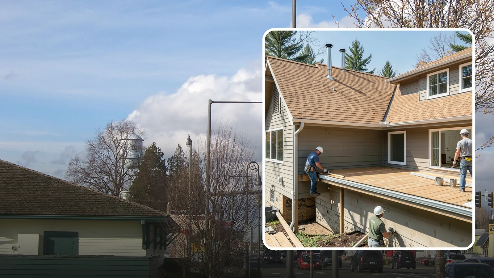 Cedar Roof Installation in Marysville, Snohomish County, WA - A classic cedar shake or shingle roof that brings natural beauty and proven Northwest durability.