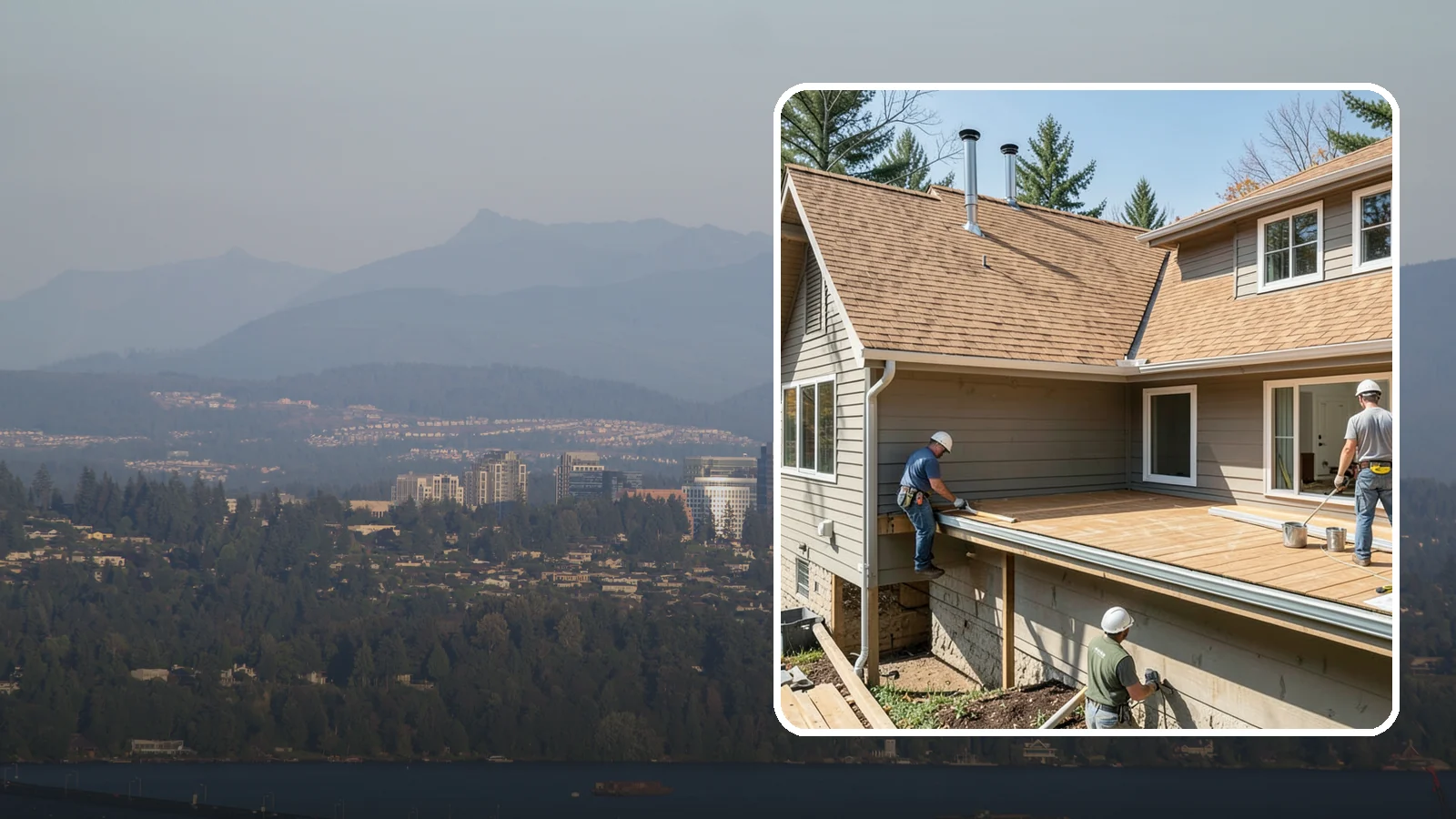 Cedar Roof Installation in Medina, King County, WA - A classic cedar shake or shingle roof that brings natural beauty and proven Northwest durability.