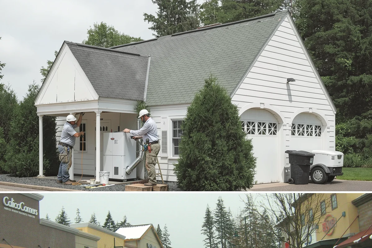 Cedar Roof Installation in Mill Creek, Snohomish County, WA - Summer installation lets the cedar and underlayment stay dry during the roofing process.