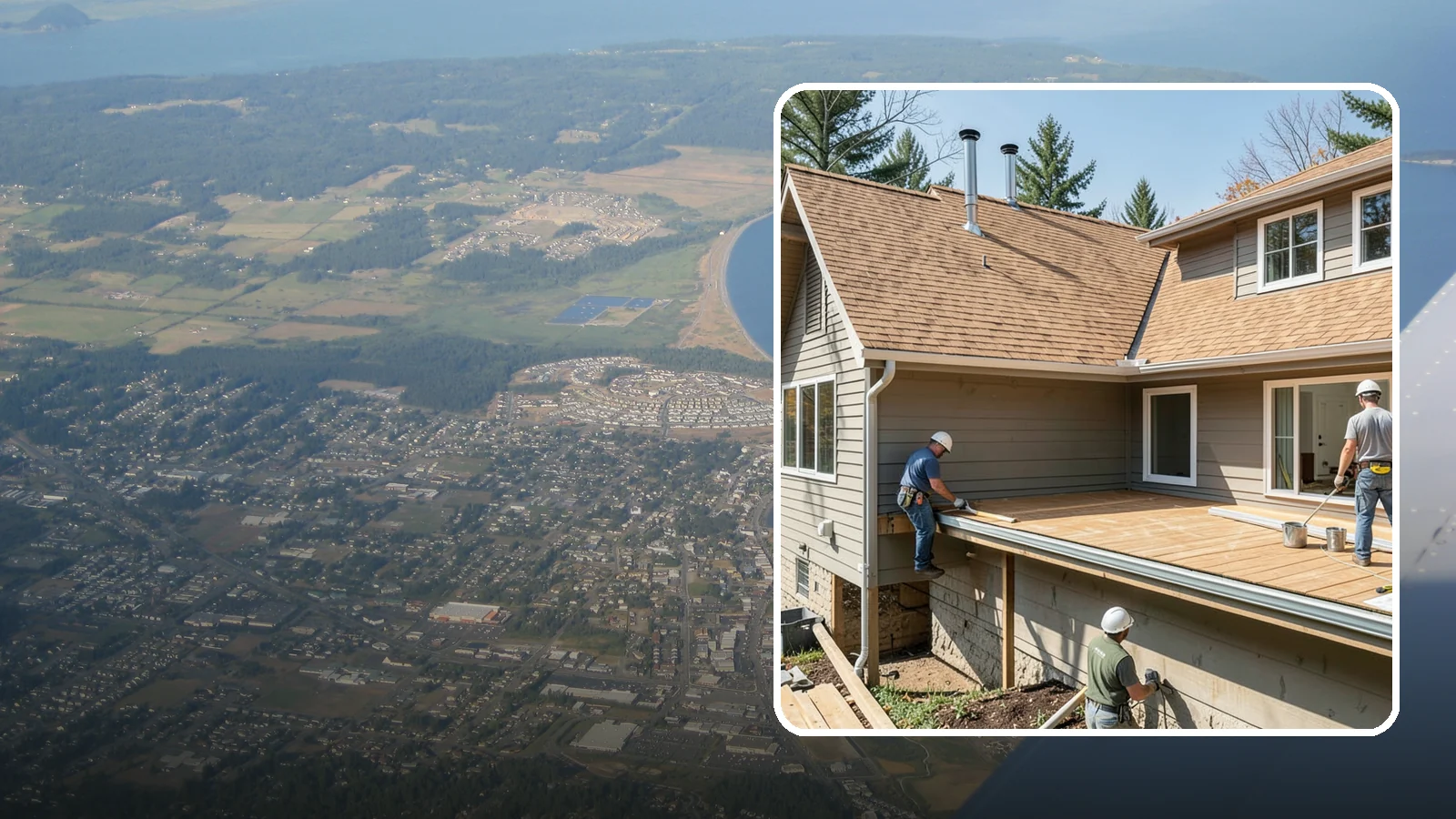 Cedar Roof Installation in Oak Harbor, Island County, WA - A classic cedar shake or shingle roof that brings natural beauty and proven Northwest durability.