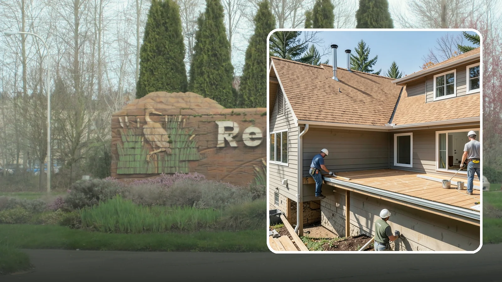 Cedar Roof Installation in Renton, King County, WA - A classic cedar shake or shingle roof that brings natural beauty and proven Northwest durability.