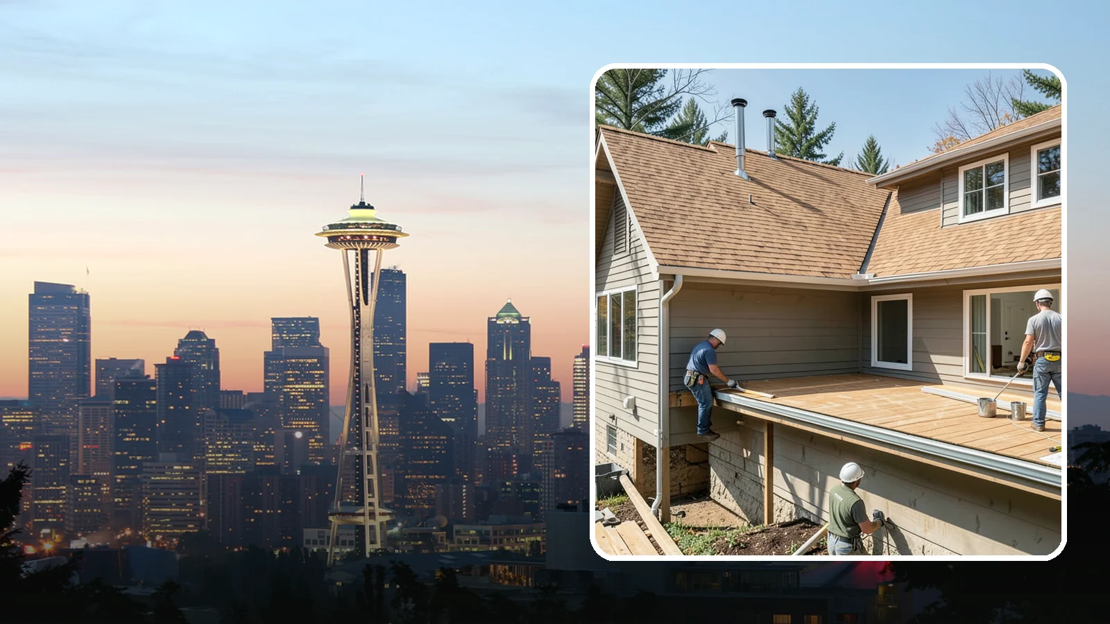 Cedar Roof Installation in Seattle, King County, WA - A classic cedar shake or shingle roof that brings natural beauty and proven Northwest durability.