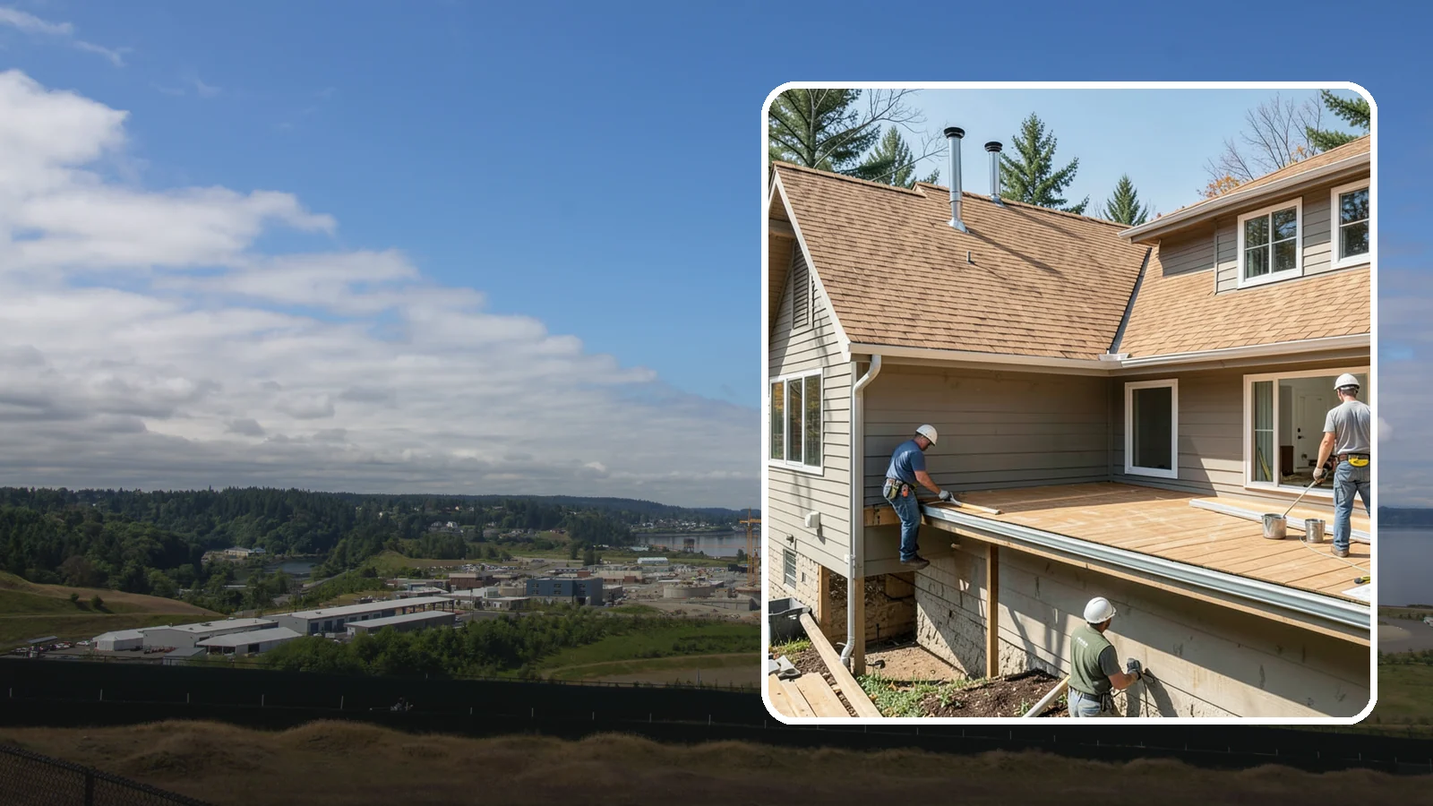 Cedar Roof Installation in University Place, Pierce County, WA - A classic cedar shake or shingle roof that brings natural beauty and proven Northwest durability.