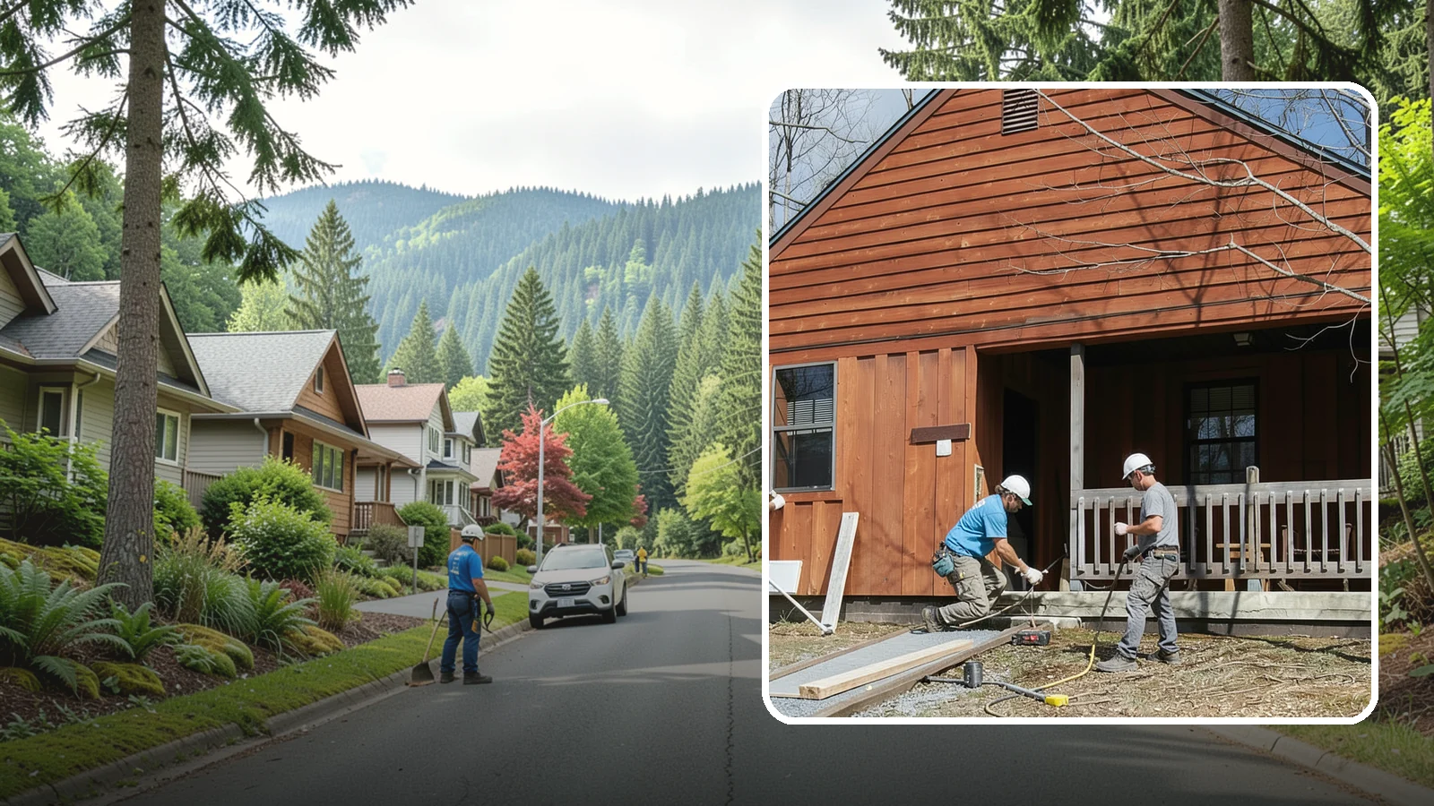 Cedar Siding Installation in Darrington, Snohomish County, WA - We install natural cedar siding that brings warm, classic Northwest character to homes across the Puget Sound.