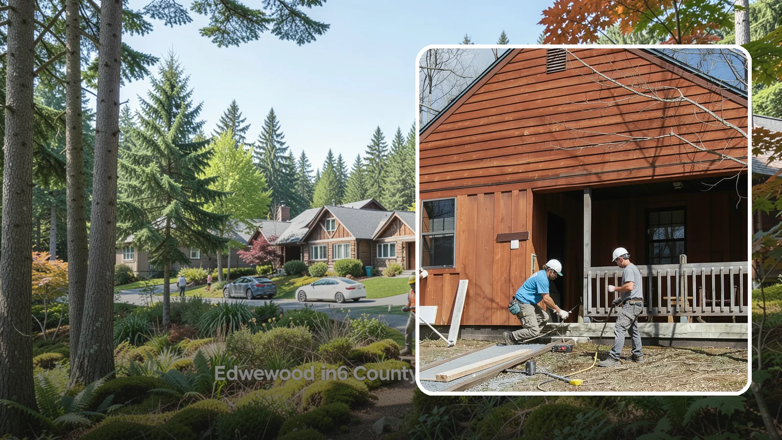 Cedar Siding Installation in Edgewood, Pierce County, WA - We install natural cedar siding that brings warm, classic Northwest character to homes across the Puget Sound.