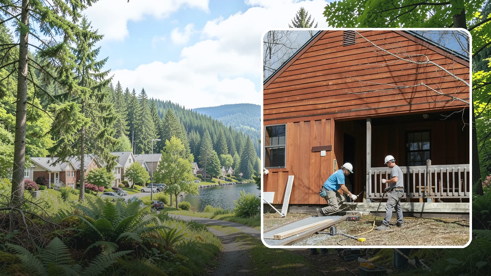 Cedar Siding Installation in Lake Forest Park, King County, WA - We install natural cedar siding that brings warm, classic Northwest character to homes across the Puget Sound.