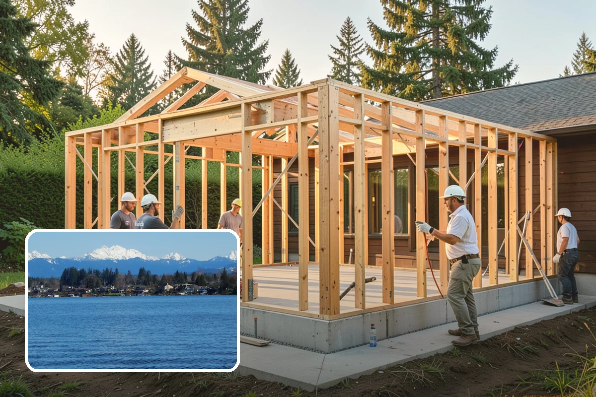 Cedar Siding Installation in Lake Stevens, Snohomish County, WA - Iconic Northwest look with natural grain and tone