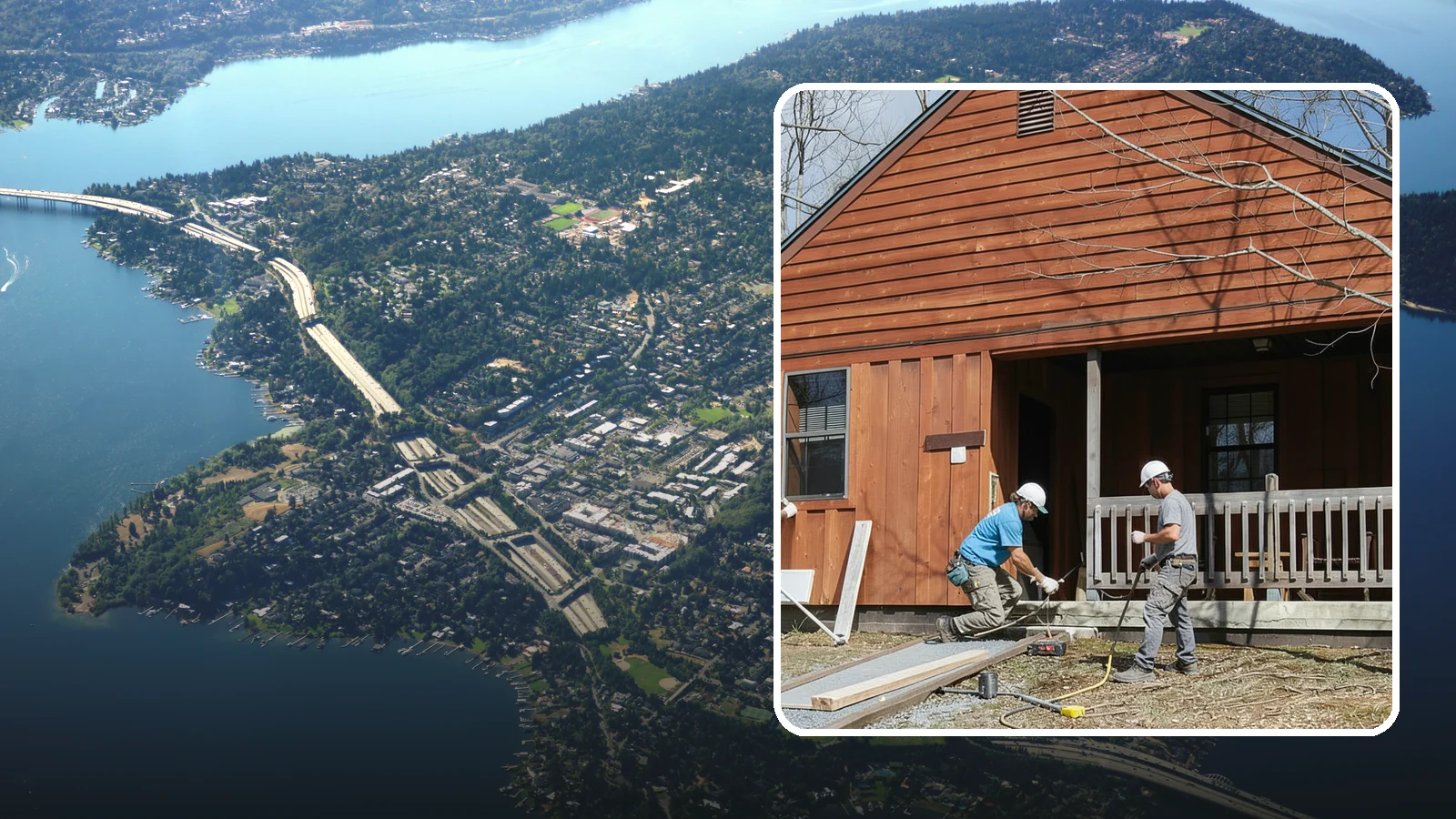 Cedar Siding Installation in Mercer Island, King County, WA - We install natural cedar siding that brings warm, classic Northwest character to homes across the Puget Sound.
