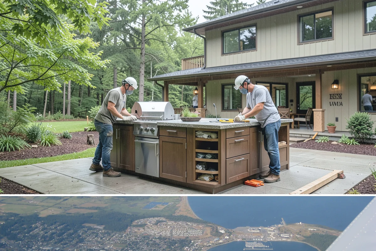 Cedar Siding Installation in Oak Harbor, Island County, WA - Late spring and summer allow finishes to cure properly and boards to acclimate before the wet season returns.