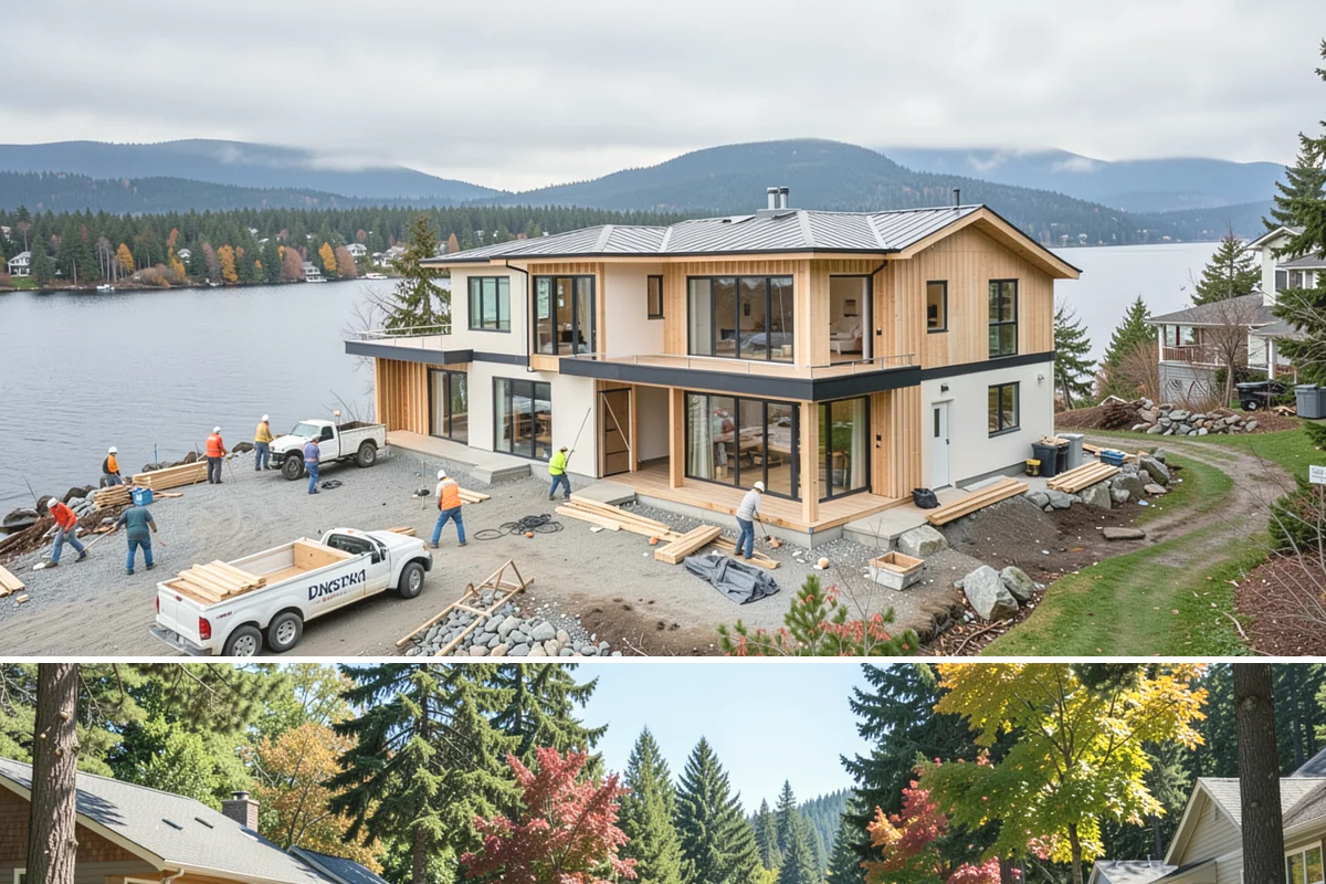 Cedar Siding Installation in Orting, Pierce County, WA - Late spring and summer allow finishes to cure properly and boards to acclimate before the wet season returns.