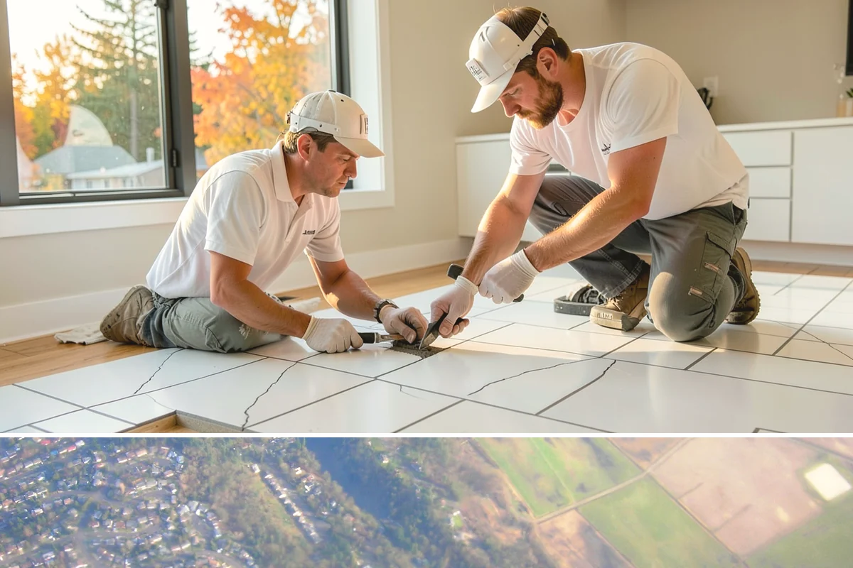 Ceiling Drywall Installation in Algona, King County, WA - Ceiling drywall is indoor work suited to every season, including the rainy winter months.