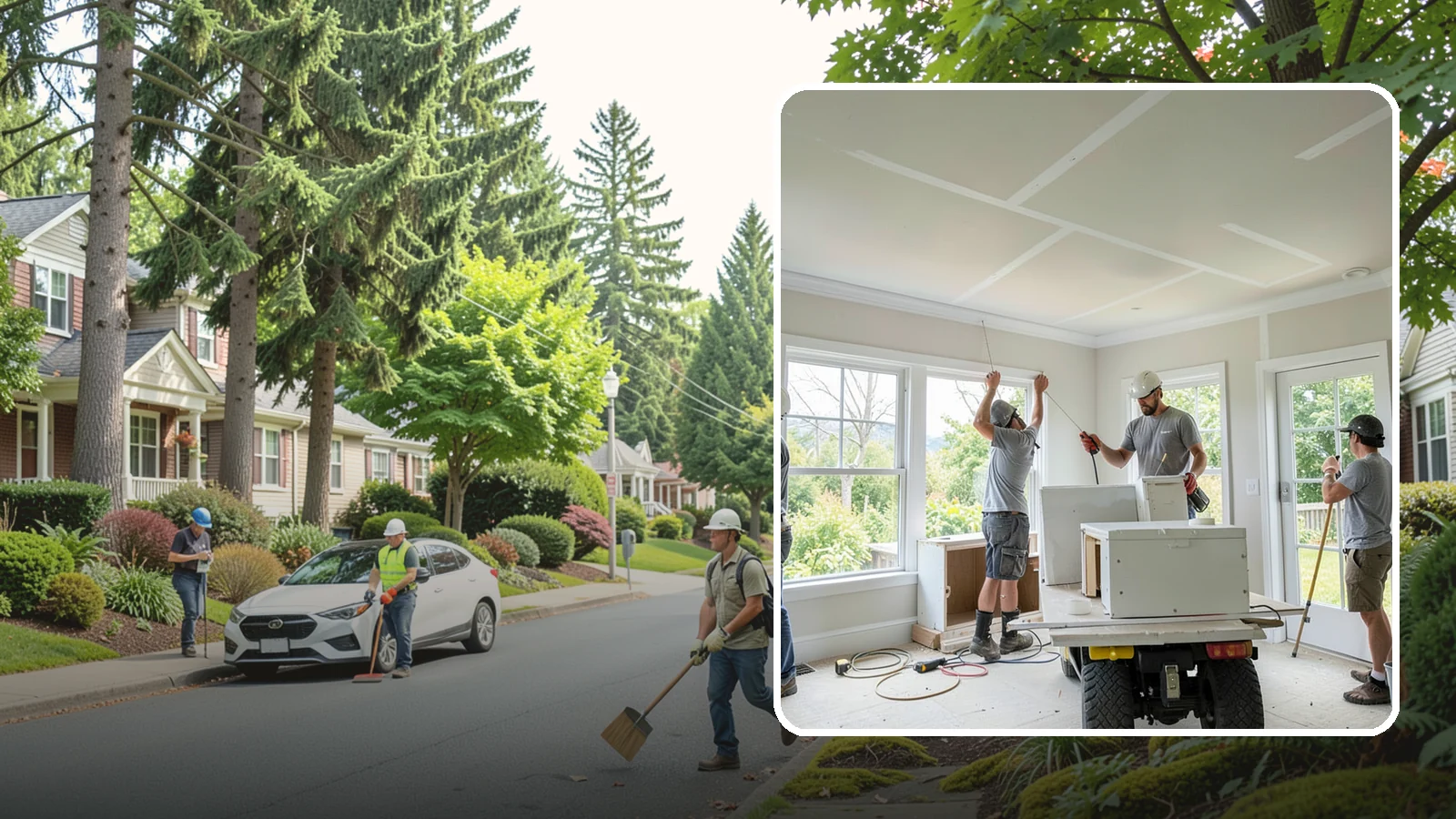 Ceiling Drywall Installation in Beaux Arts Village, King County, WA - Ceiling drywall installation hangs and finishes overhead board for flat, solid ceilings.