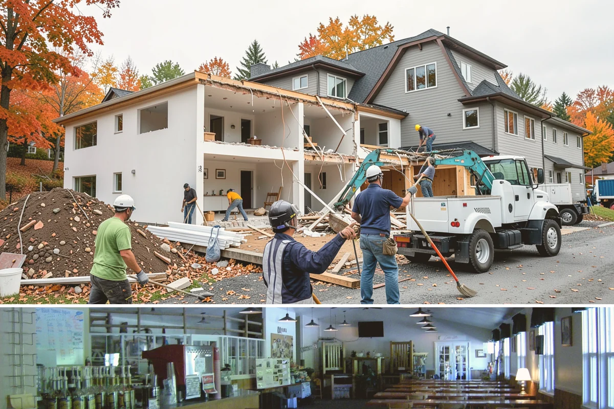Ceiling Drywall Installation in Black Diamond, King County, WA - Ceiling drywall is indoor work suited to every season, including the rainy winter months.