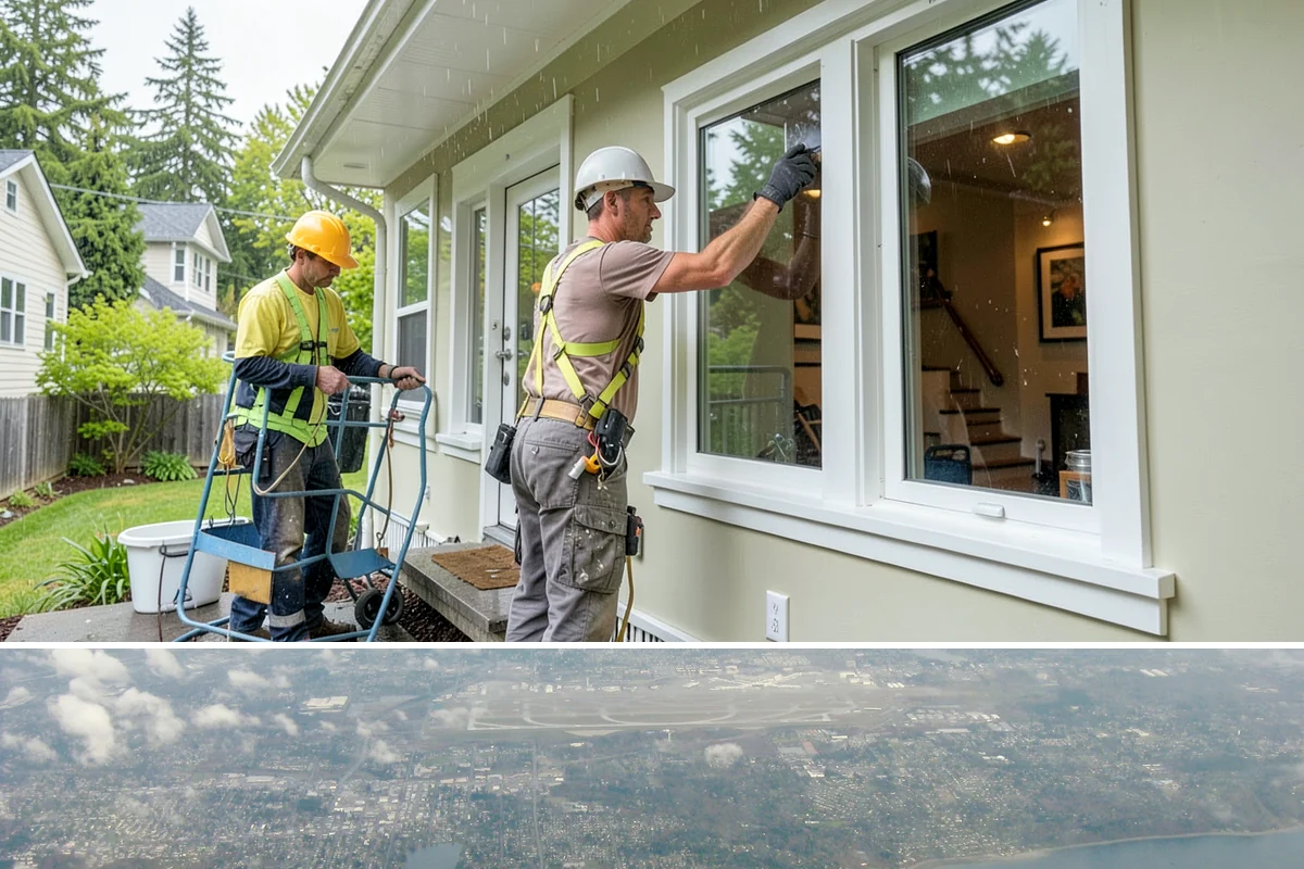 Ceiling Drywall Installation in Burien, King County, WA - Ceiling drywall is indoor work suited to every season, including the rainy winter months.