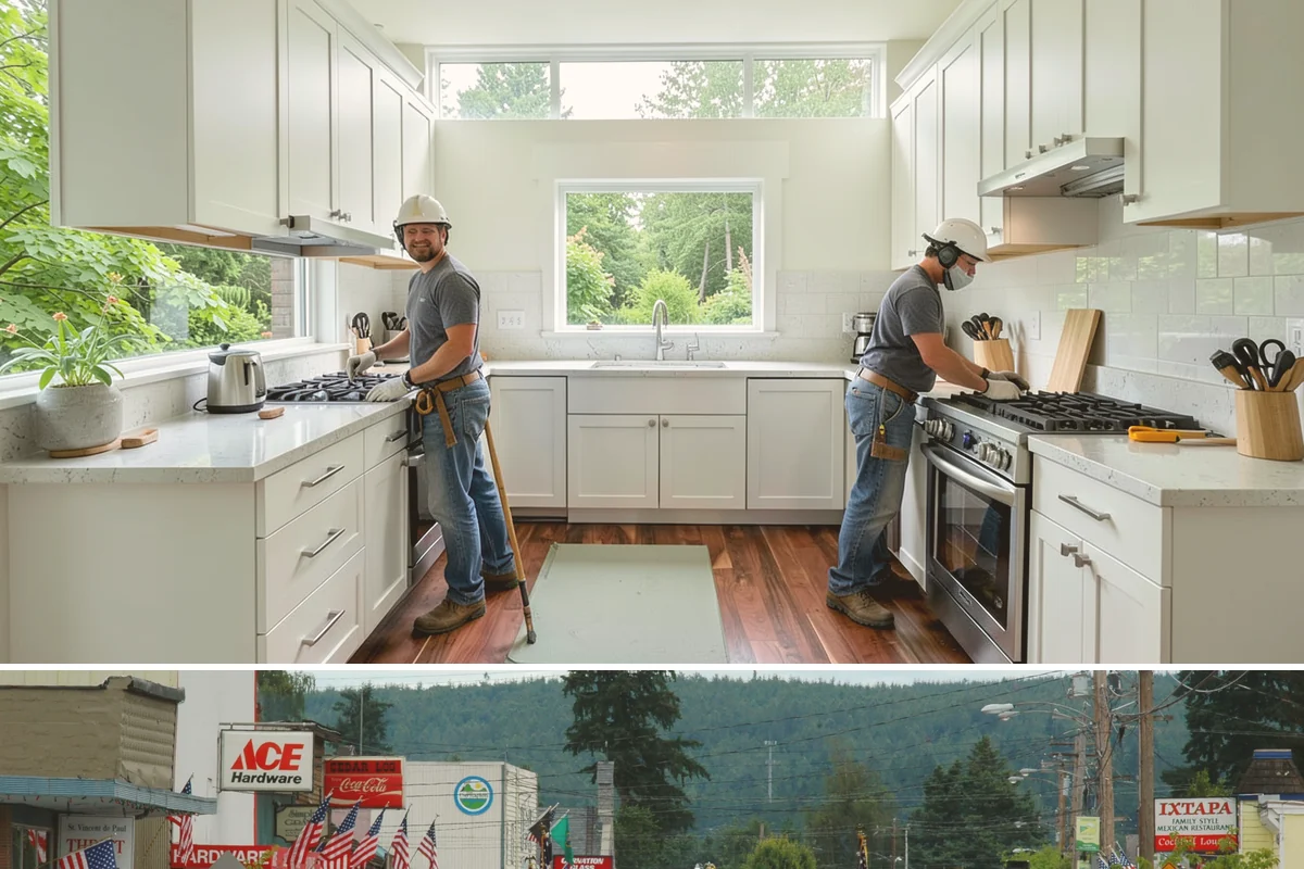 Ceiling Drywall Installation in Carnation, King County, WA - Ceiling drywall is indoor work suited to every season, including the rainy winter months.