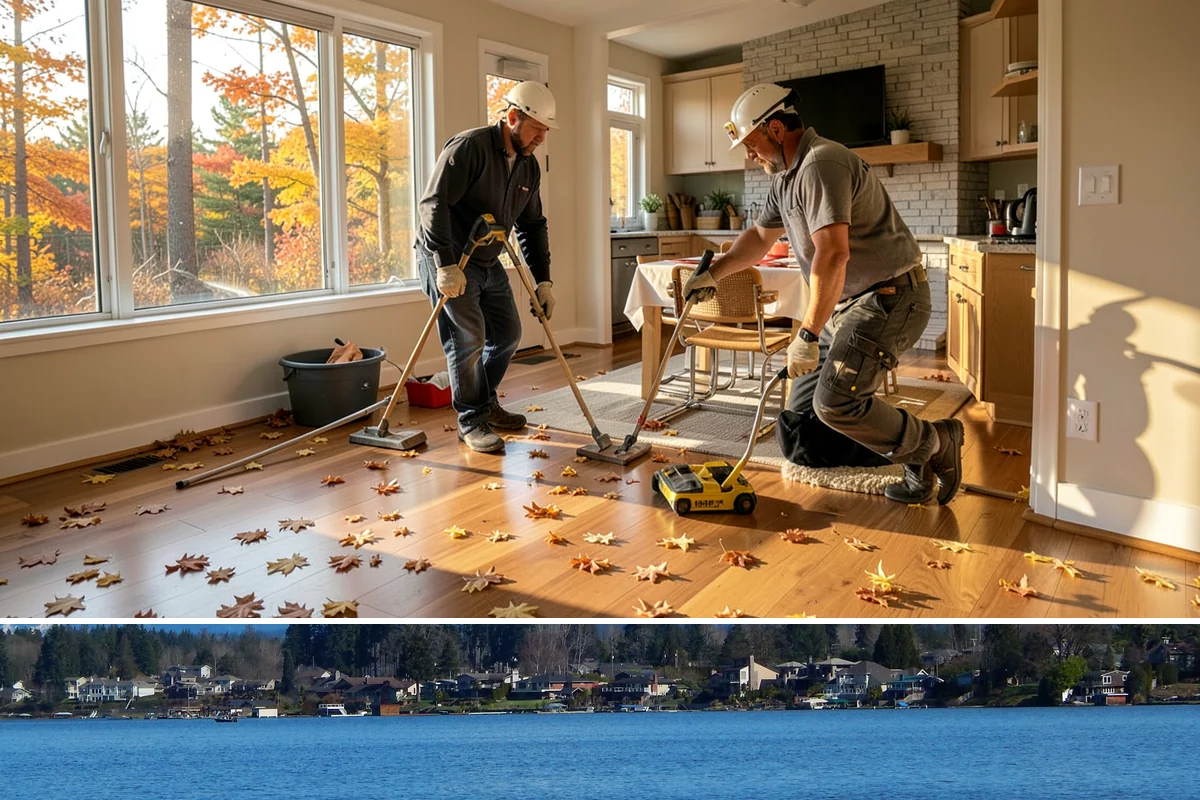 Ceiling Drywall Installation in Lake Stevens, Snohomish County, WA - Ceiling drywall is indoor work suited to every season, including the rainy winter months.
