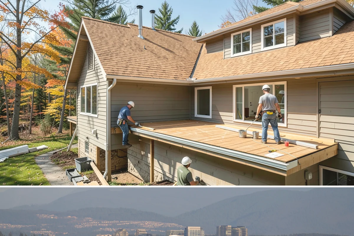 Ceiling Drywall Installation in Medina, King County, WA - Ceiling drywall is indoor work suited to every season, including the rainy winter months.