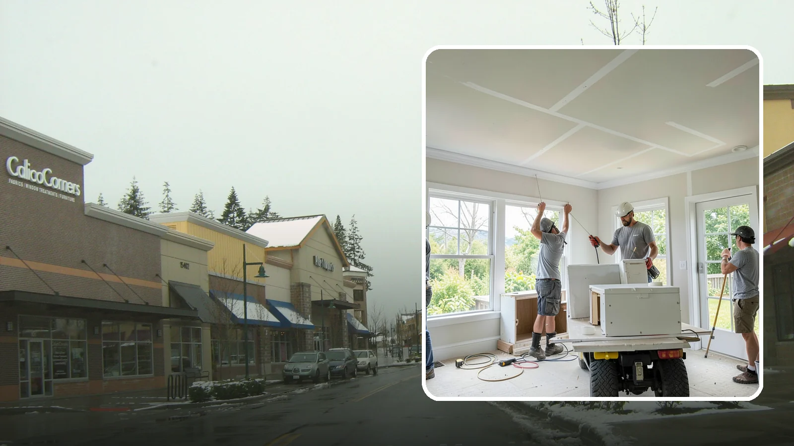 Ceiling Drywall Installation in Mill Creek, Snohomish County, WA - Ceiling drywall installation hangs and finishes overhead board for flat, solid ceilings.