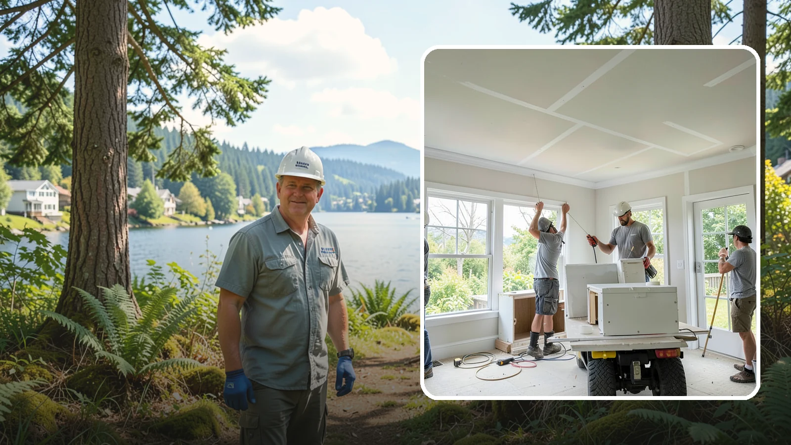 Ceiling Drywall Installation in Milton, King County, WA - Ceiling drywall installation hangs and finishes overhead board for flat, solid ceilings.
