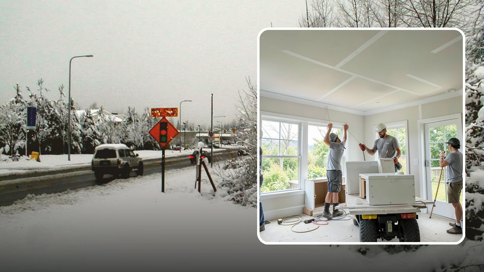Ceiling Drywall Installation in Newcastle, King County, WA - Ceiling drywall installation hangs and finishes overhead board for flat, solid ceilings.