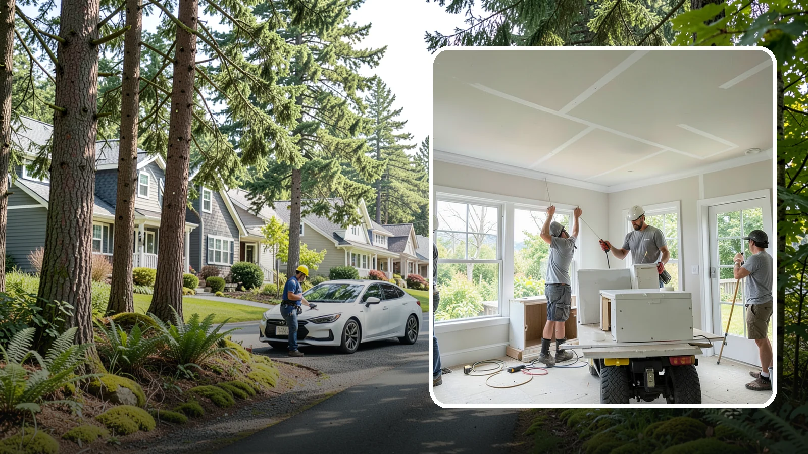 Ceiling Drywall Installation in Normandy Park, King County, WA - Ceiling drywall installation hangs and finishes overhead board for flat, solid ceilings.