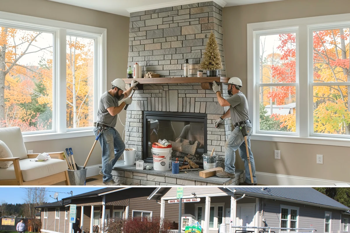 Ceiling Drywall Installation in South Prairie, Pierce County, WA - Ceiling drywall is indoor work suited to every season, including the rainy winter months.