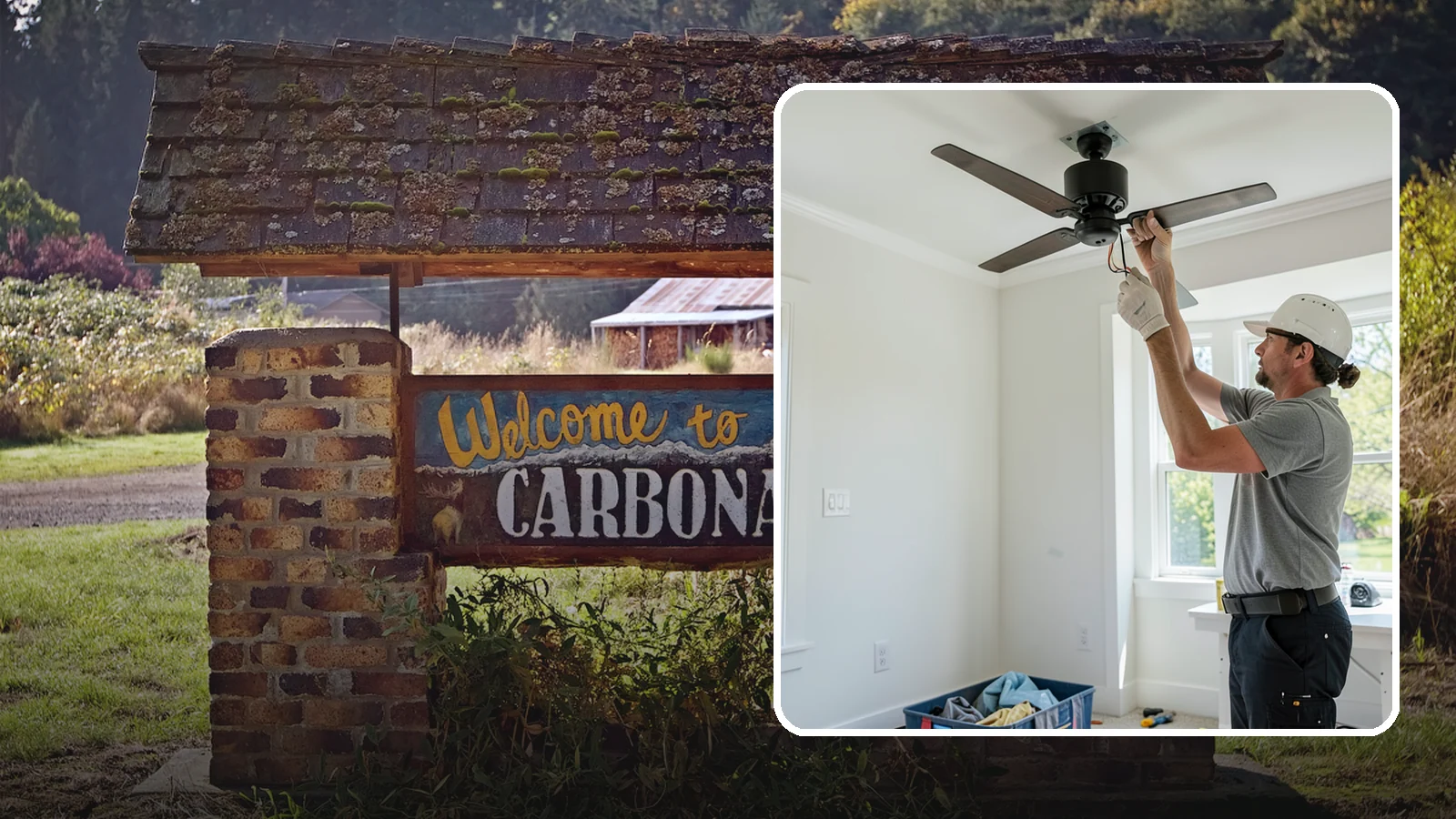 Ceiling Fan Installation in Carbonado, Pierce County, WA - We install and replace ceiling fans with properly braced boxes and secure, code-compliant wiring.