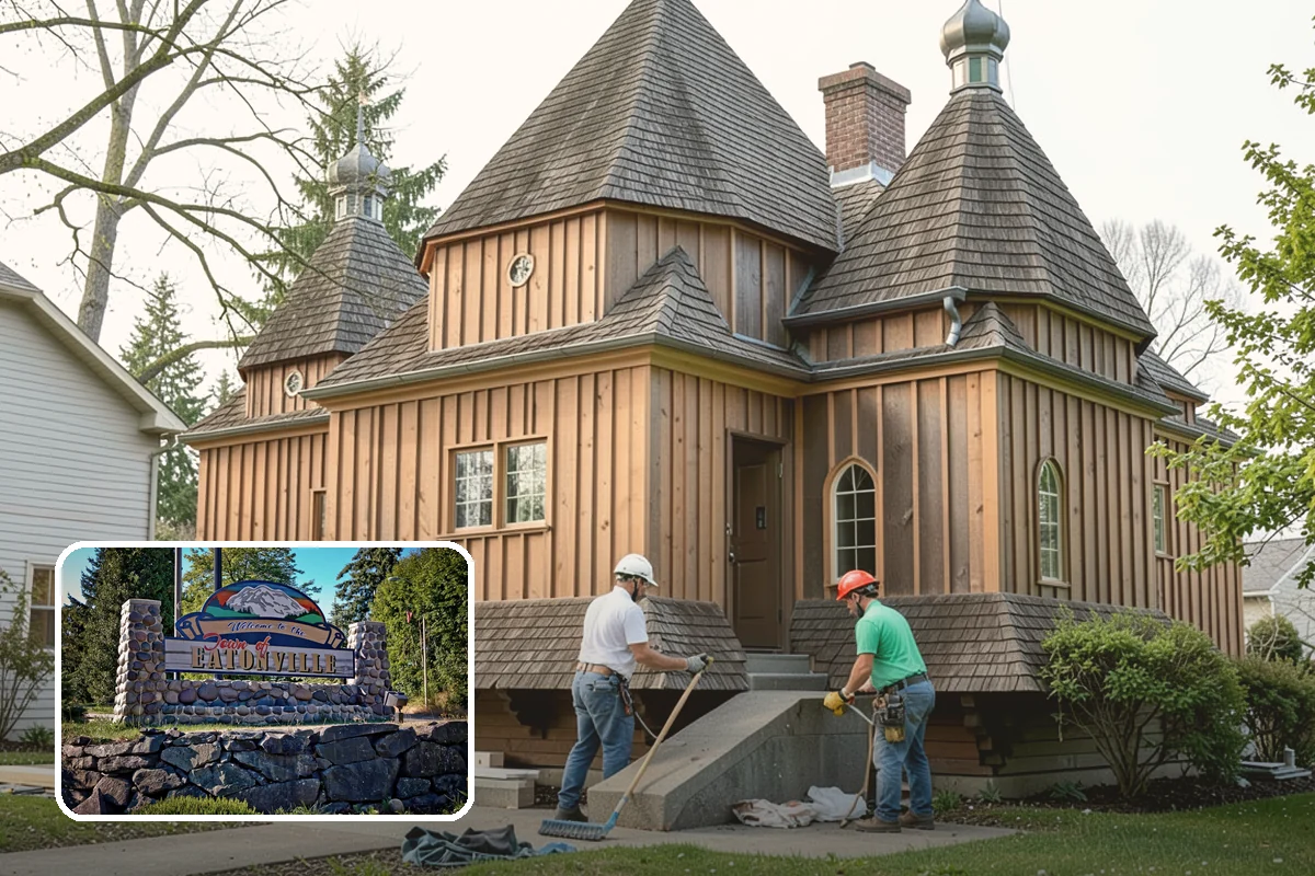 Ceiling Fan Installation in Eatonville, Pierce County, WA - Fan-rated box safely supports weight and motion