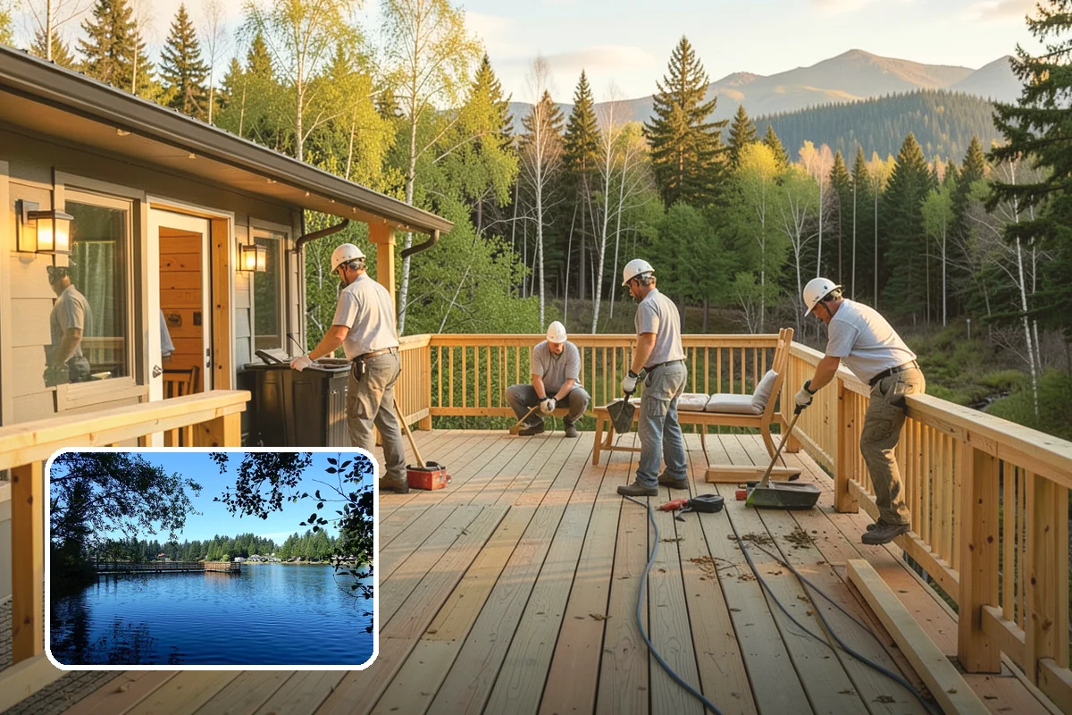 Ceiling Fan Installation in Federal Way, King County, WA - Fan-rated box safely supports weight and motion