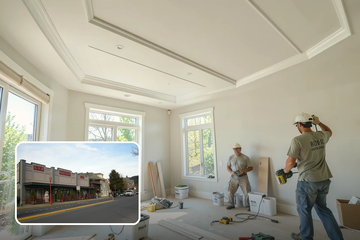 Ceiling Fan Installation in Issaquah, King County, WA - Fan-rated box safely supports weight and motion