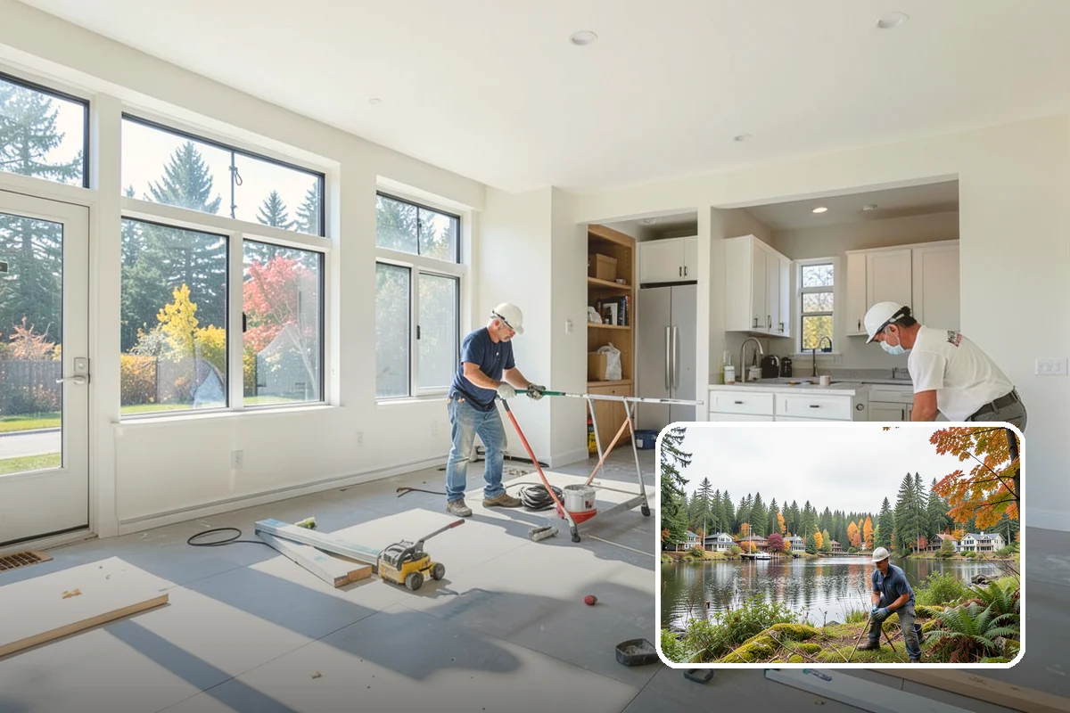 Ceiling Fan Installation in La Conner, Skagit County, WA - Fan-rated box safely supports weight and motion