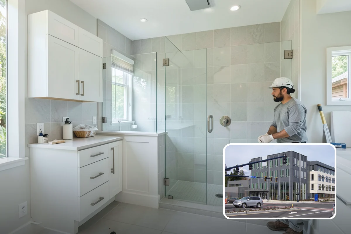 Ceiling Fan Installation in Shoreline, King County, WA - Fan-rated box safely supports weight and motion