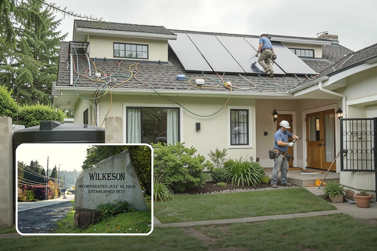 Ceiling Fan Installation in Wilkeson, Pierce County, WA - Fan-rated box safely supports weight and motion