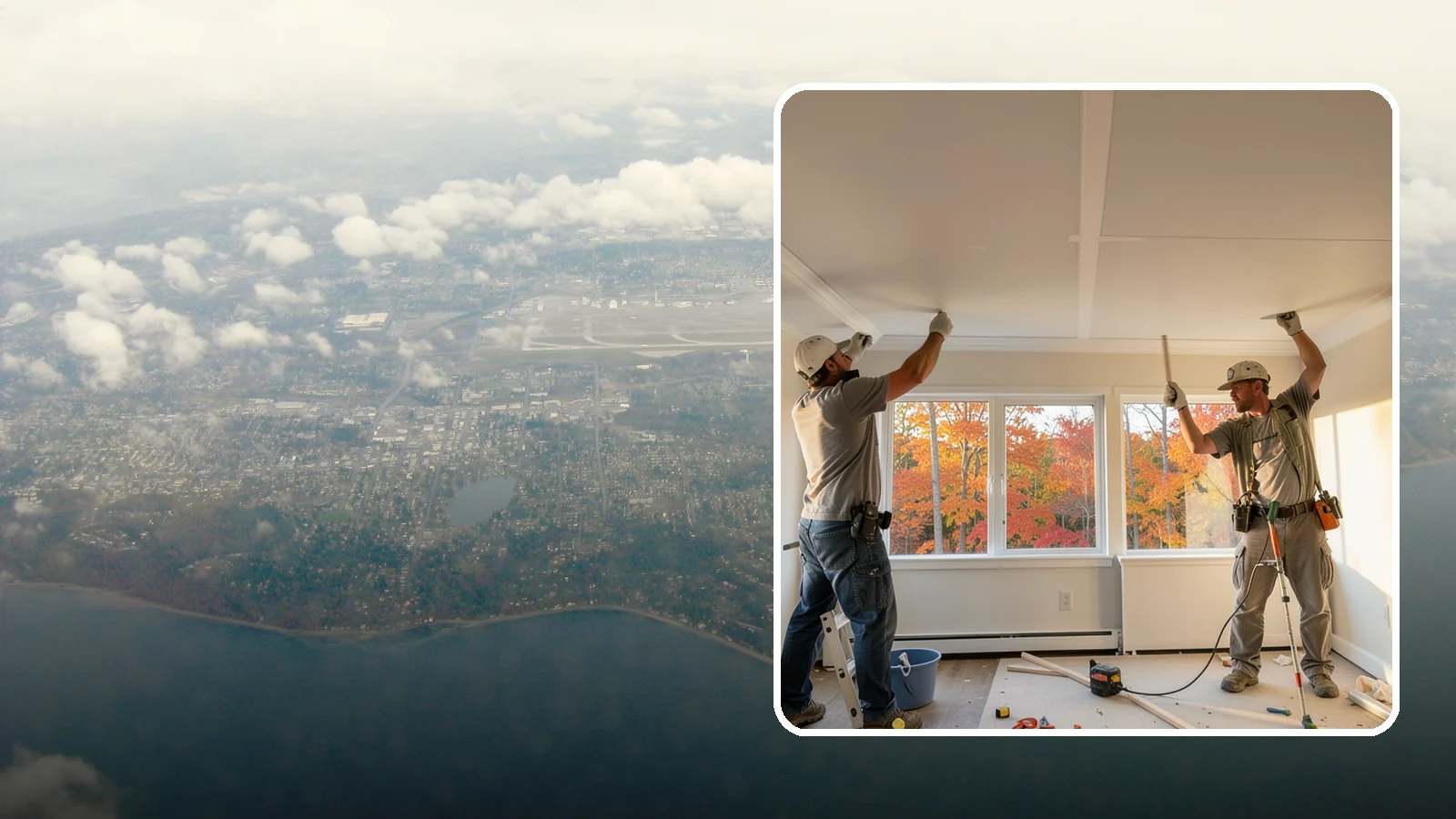 Ceiling Installation in Burien, King County, WA - Installing new ceilings to refresh, level, or update the overhead surface of a room.