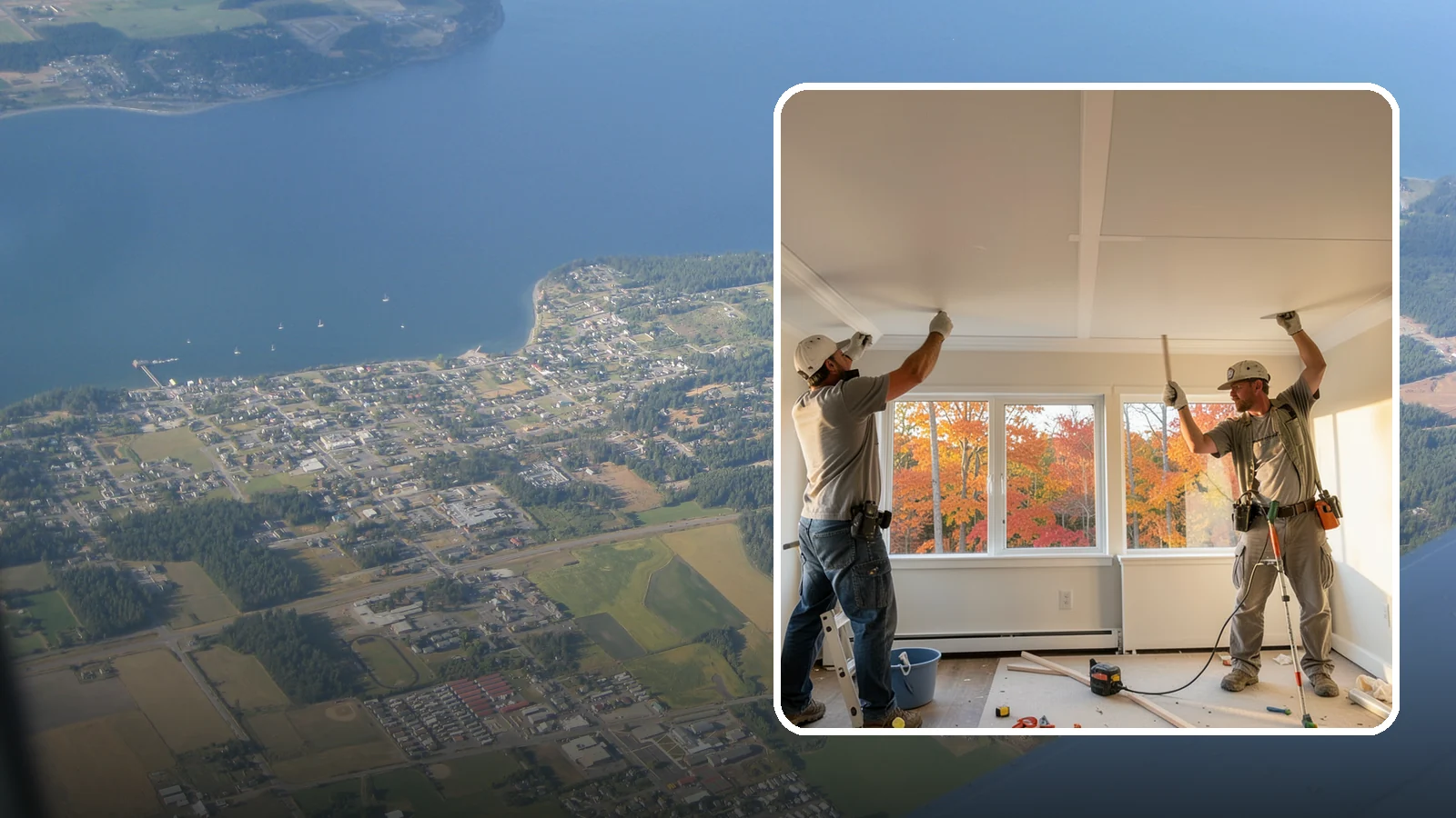 Ceiling Installation in Coupeville, Island County, WA - Installing new ceilings to refresh, level, or update the overhead surface of a room.