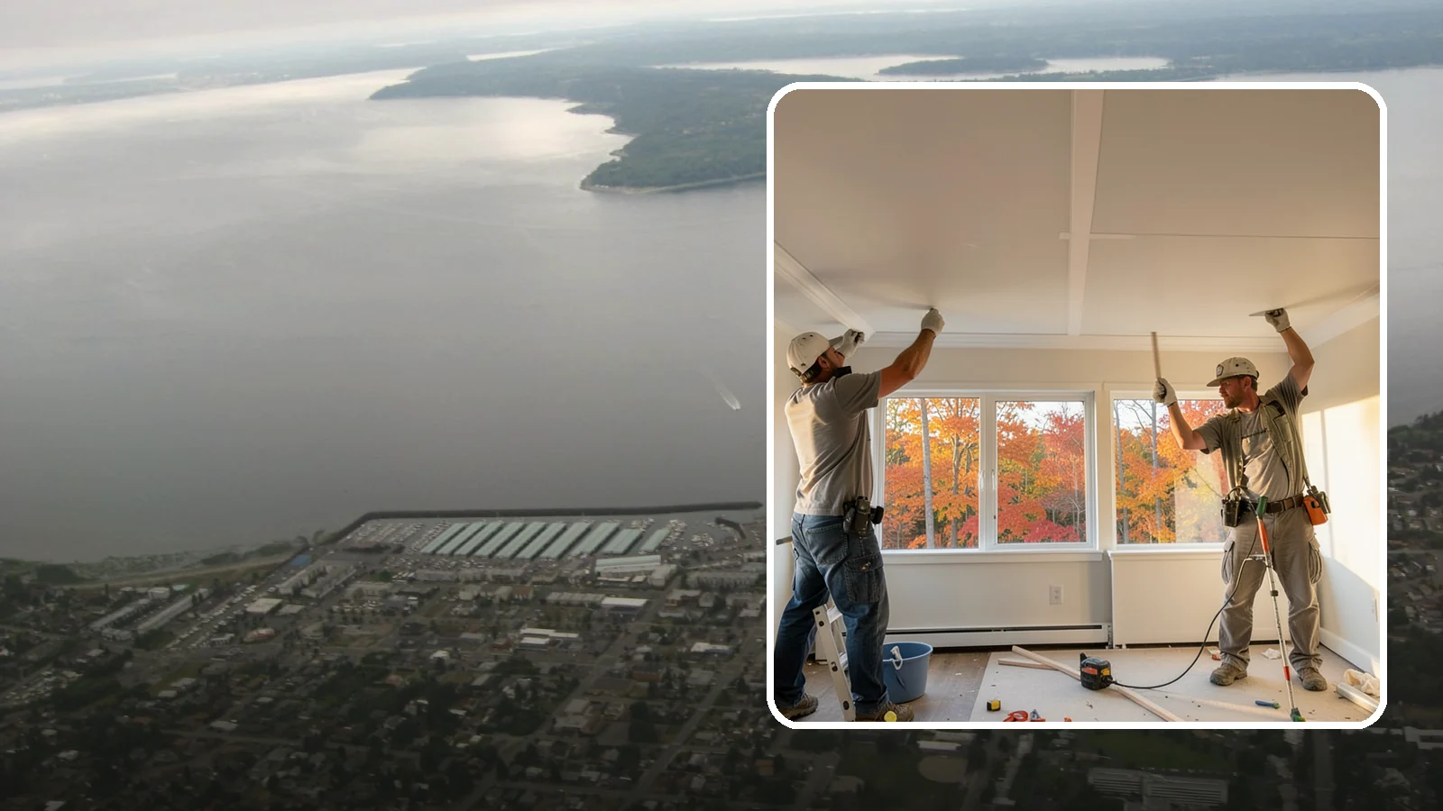 Ceiling Installation in Des Moines, King County, WA - Installing new ceilings to refresh, level, or update the overhead surface of a room.