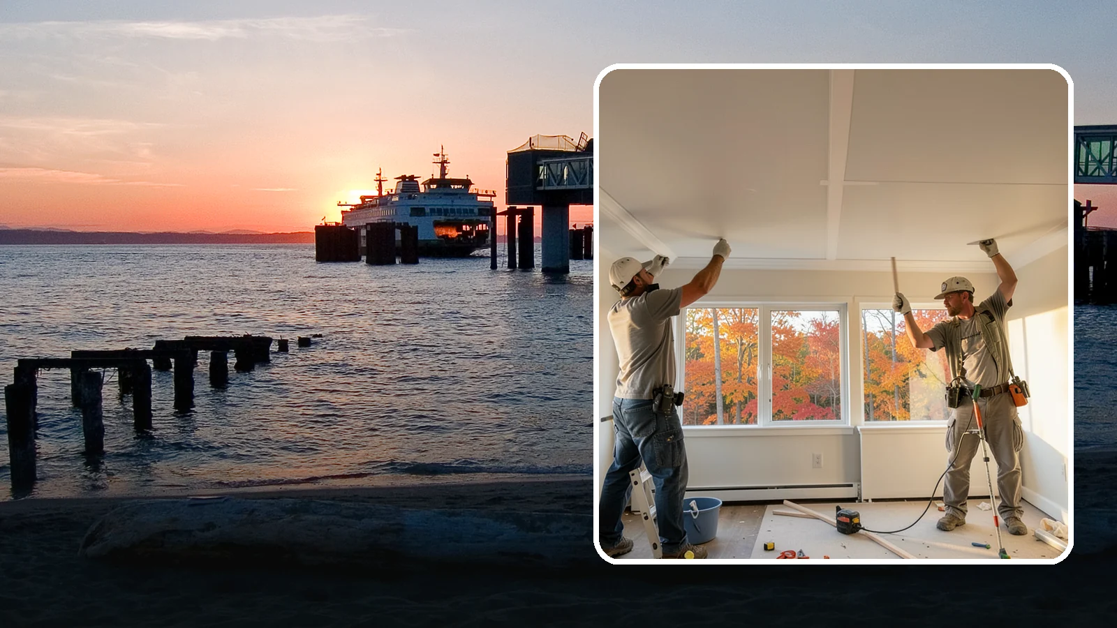 Ceiling Installation in Edmonds, Snohomish County, WA - Installing new ceilings to refresh, level, or update the overhead surface of a room.