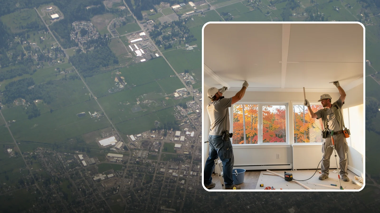 Ceiling Installation in Enumclaw, King County, WA - Installing new ceilings to refresh, level, or update the overhead surface of a room.