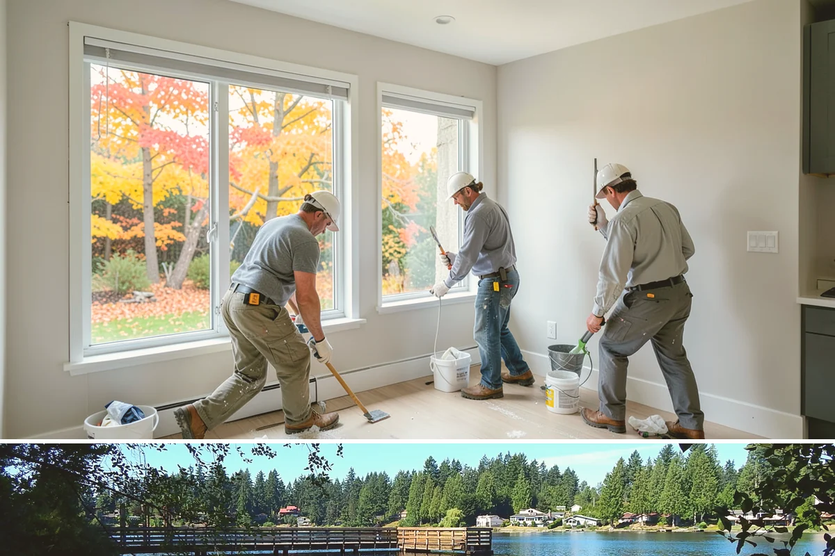 Ceiling Installation in Federal Way, King County, WA - Ceiling work is indoor and year-round, with drier weeks helping joint compound and paint cure evenly.
