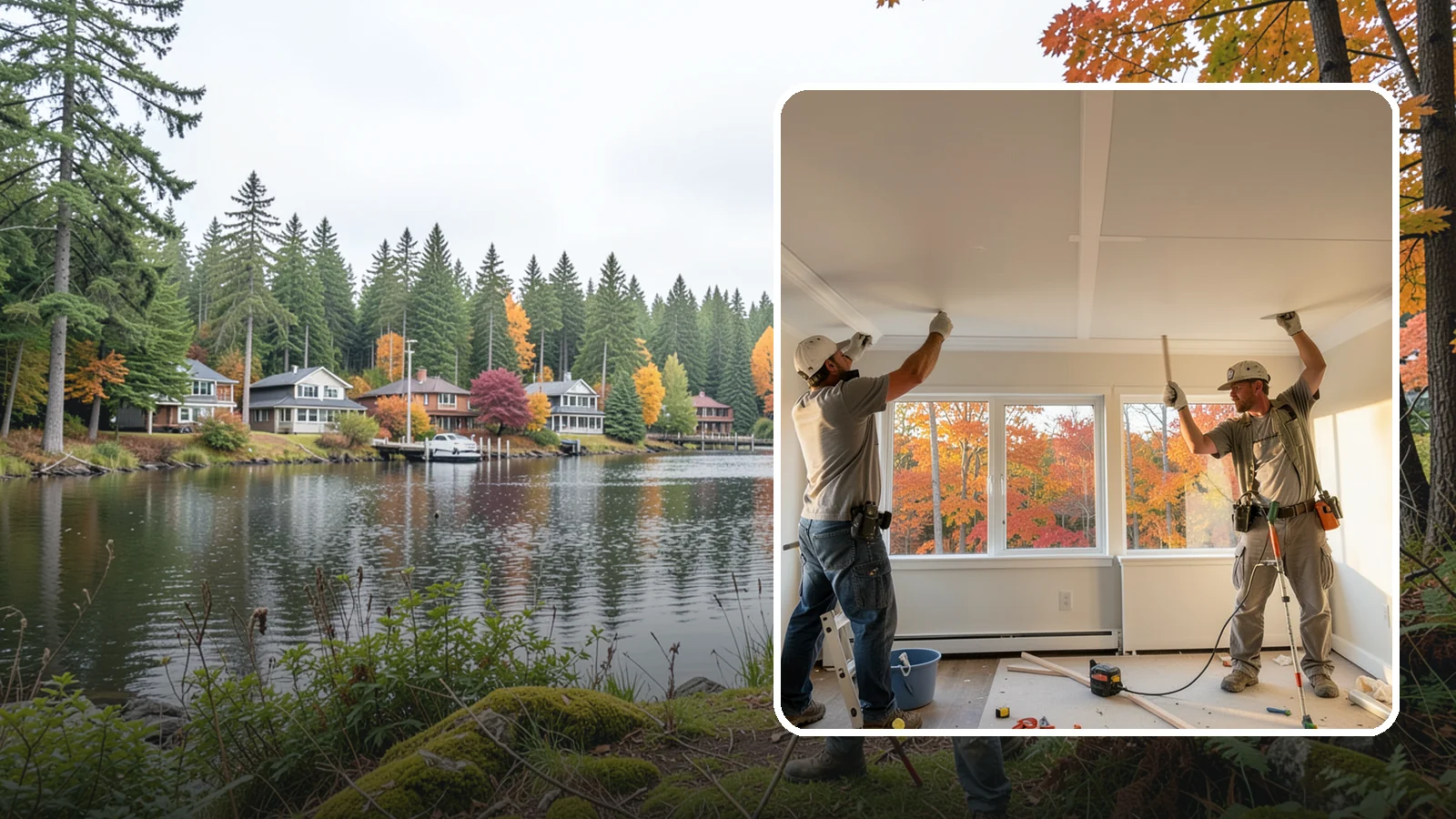 Ceiling Installation in La Conner, Skagit County, WA - Installing new ceilings to refresh, level, or update the overhead surface of a room.
