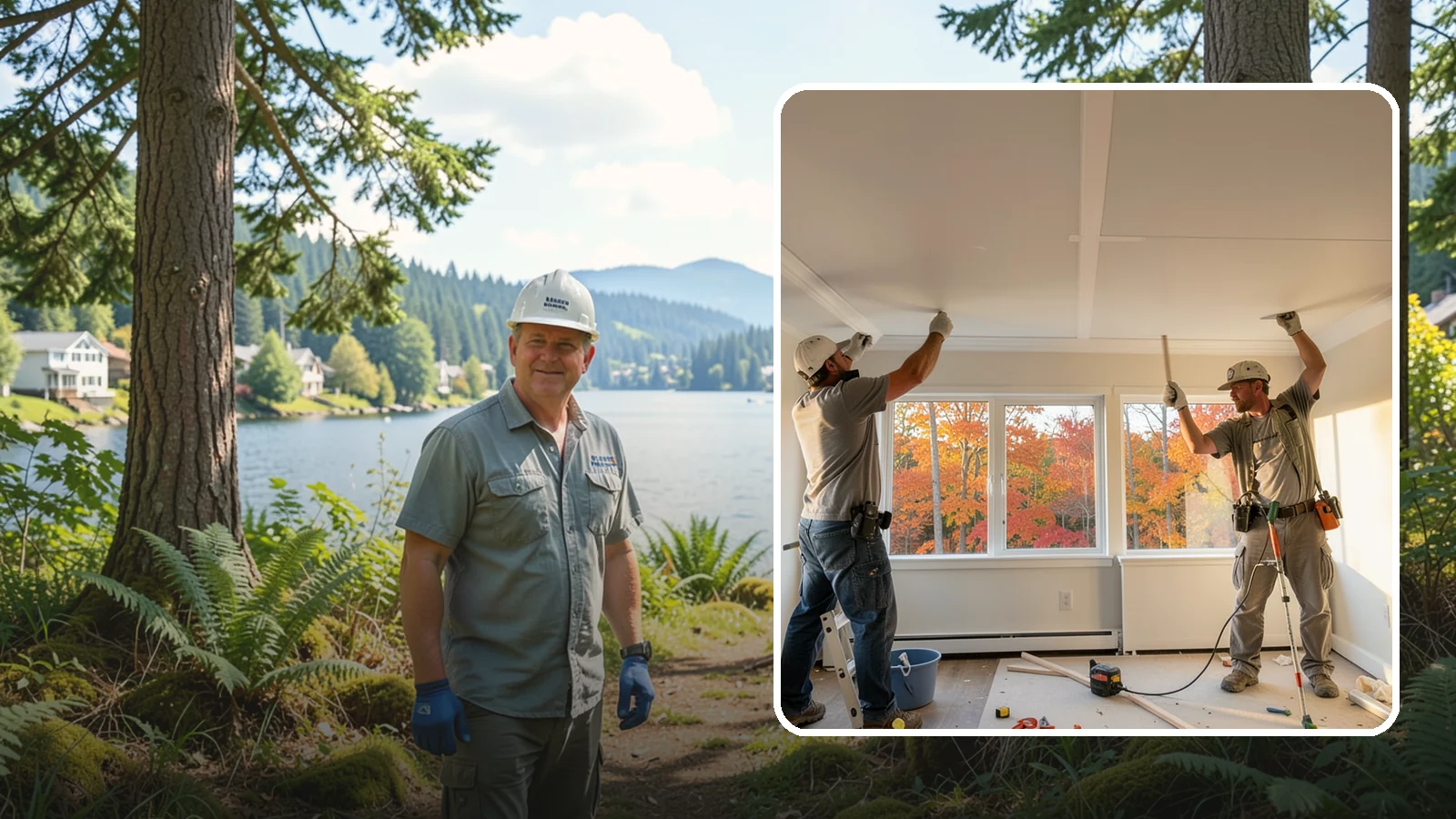Ceiling Installation in Milton, King County, WA - Installing new ceilings to refresh, level, or update the overhead surface of a room.