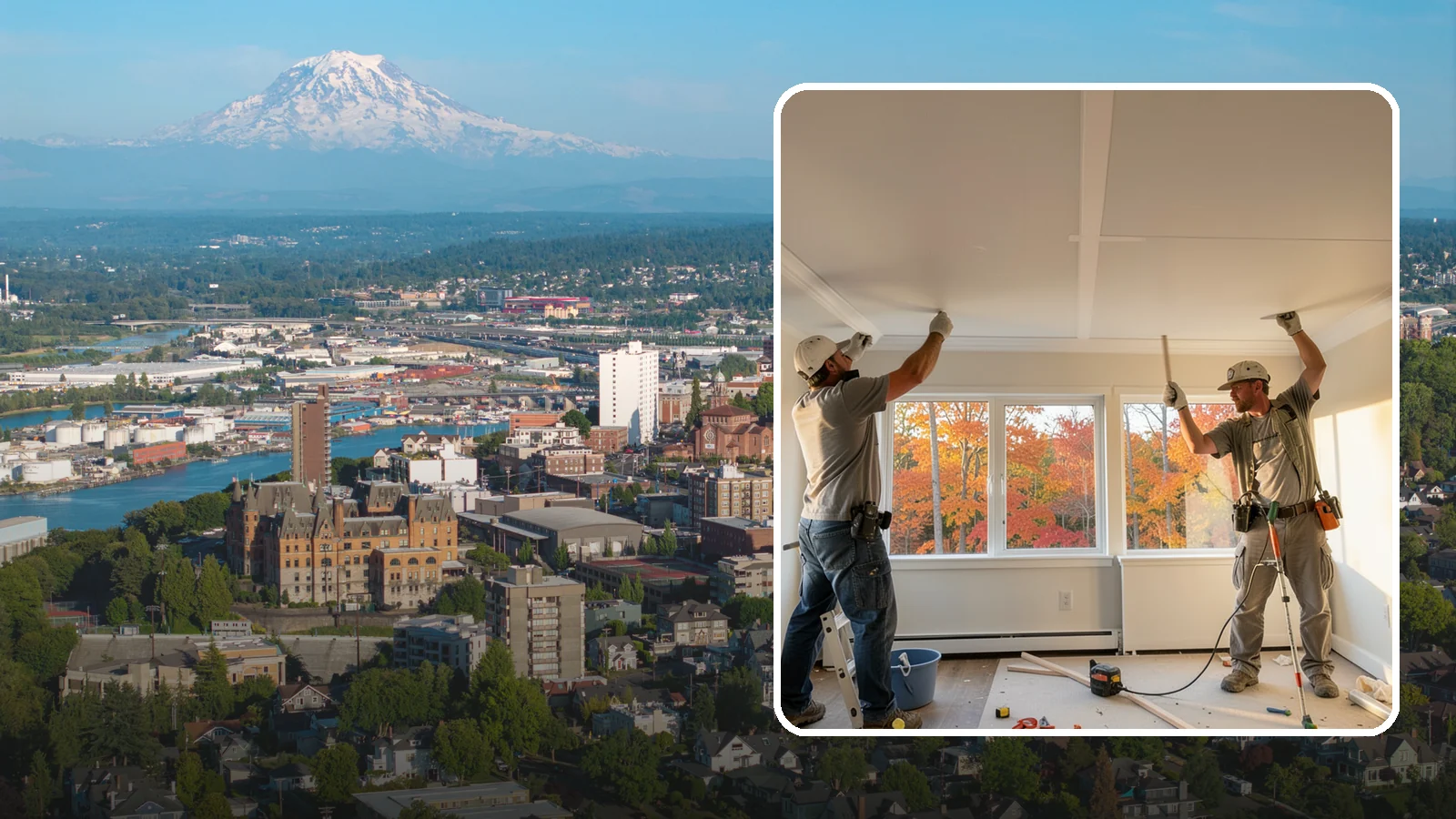 Ceiling Installation in Tacoma, Pierce County, WA - Installing new ceilings to refresh, level, or update the overhead surface of a room.