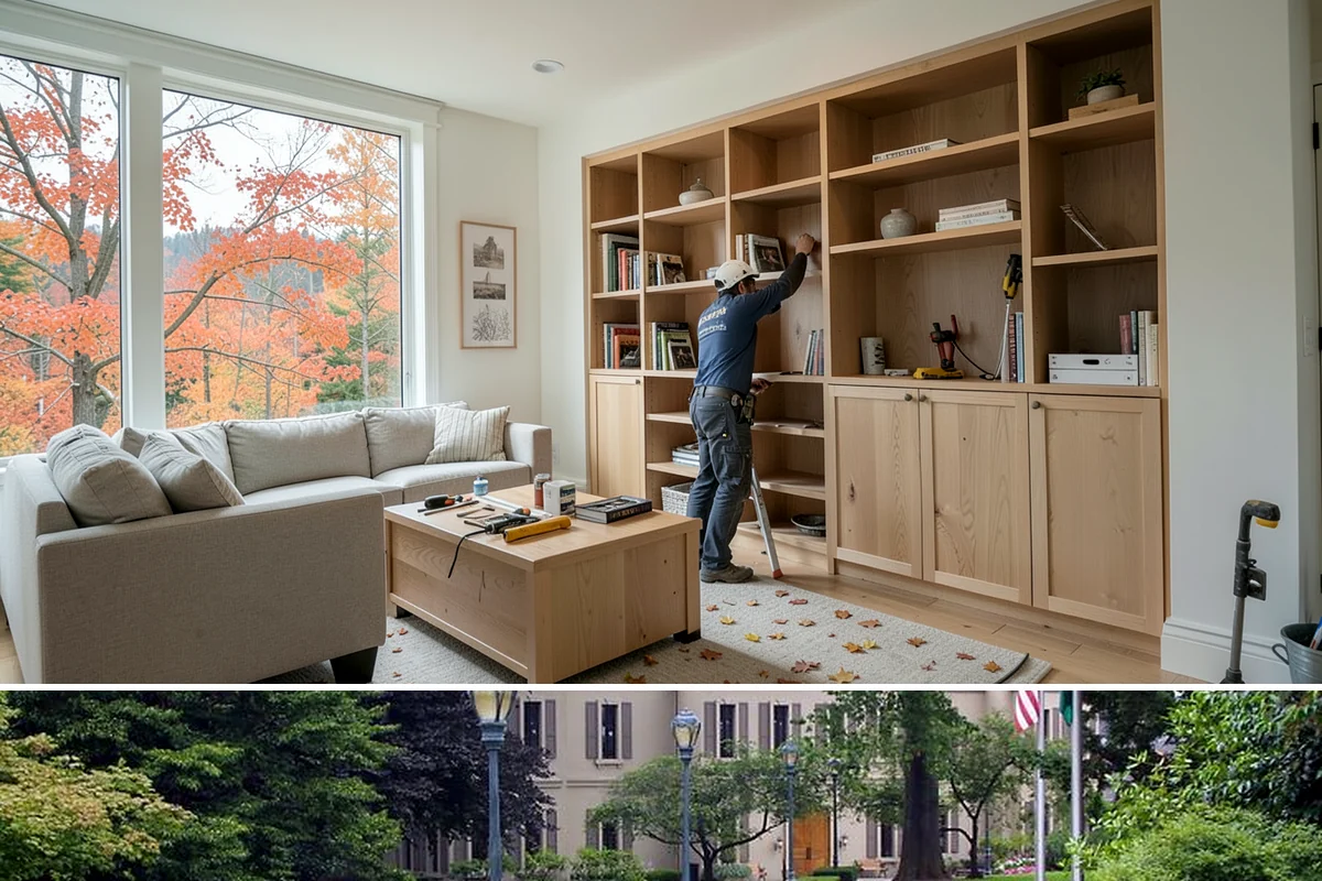 Ceiling Installation in Woodinville, King County, WA - Ceiling work is indoor and year-round, with drier weeks helping joint compound and paint cure evenly.