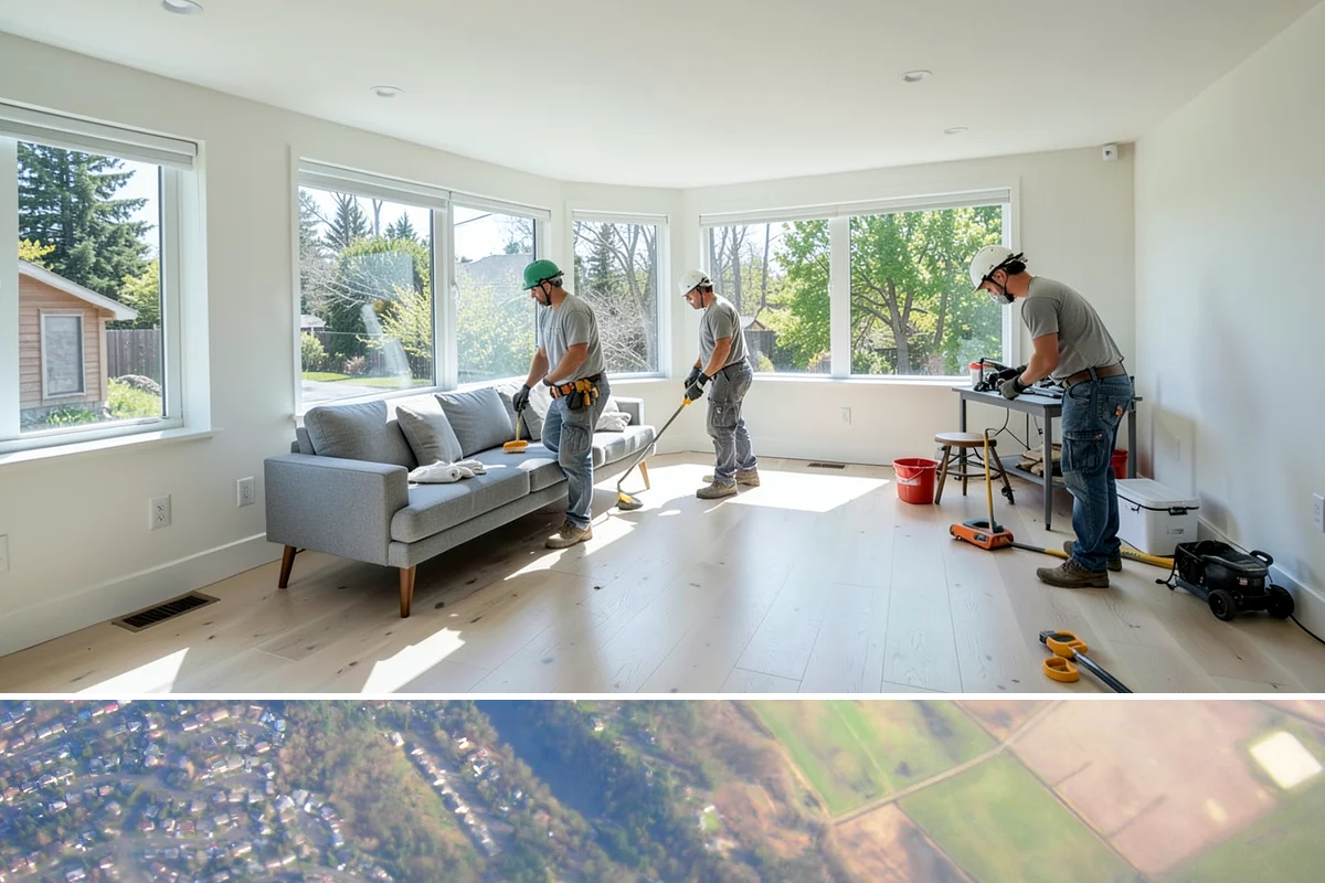 Ceiling Painting in Algona, King County, WA - Ceiling work fits any time of year and is a great cool-season project while exterior painting waits for drier weather.
