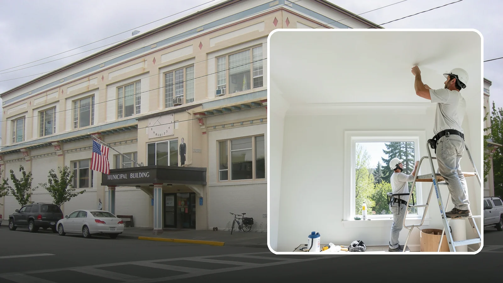 Ceiling Painting in Anacortes, Skagit County, WA - Ceiling painting brightens rooms and covers stains, patches, and years of accumulated dust.