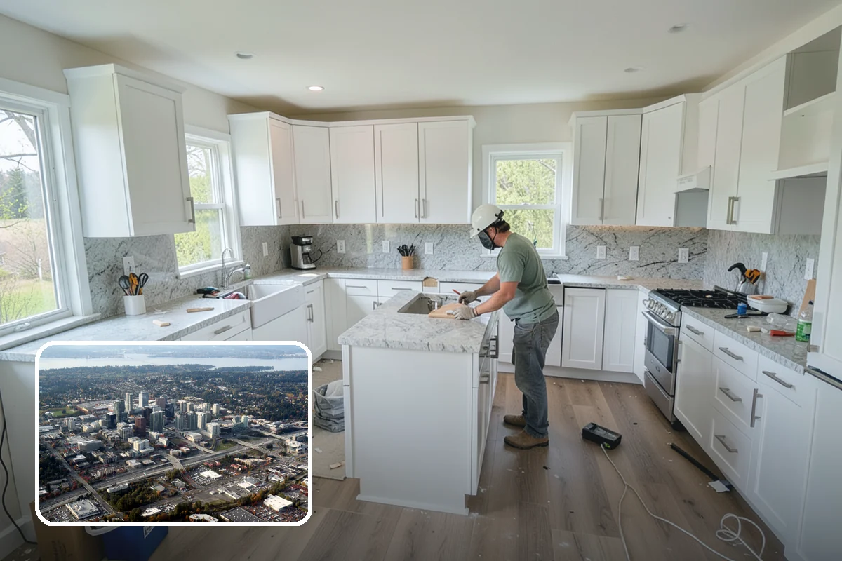 Ceiling Painting in Bellevue, King County, WA - Stain-blocking primer that seals water marks and smoke