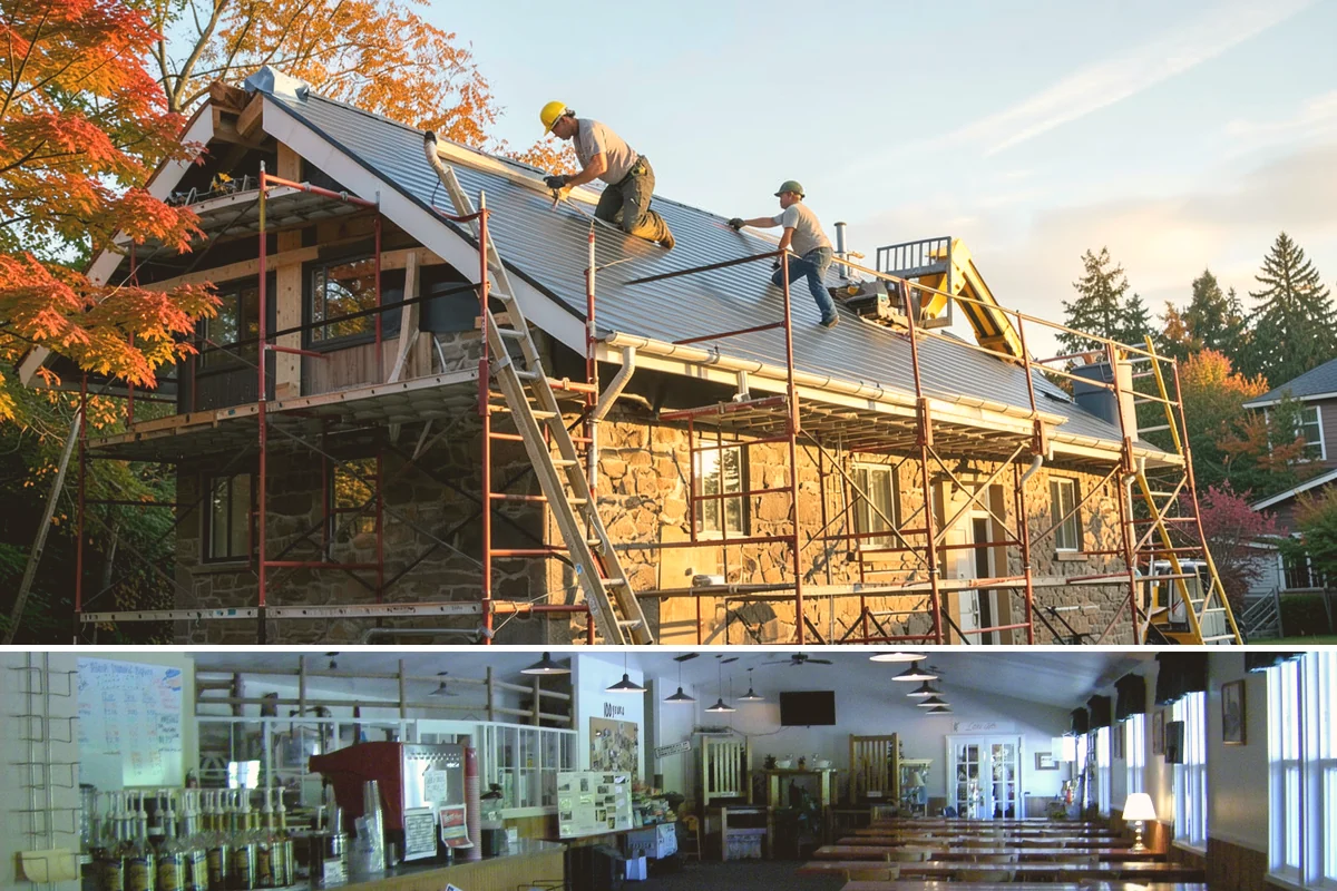 Ceiling Painting in Black Diamond, King County, WA - Ceiling work fits any time of year and is a great cool-season project while exterior painting waits for drier weather.