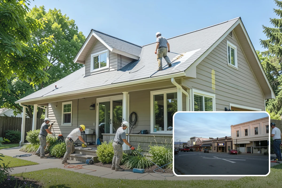 Ceiling Painting in Burlington, Skagit County, WA - Stain-blocking primer that seals water marks and smoke